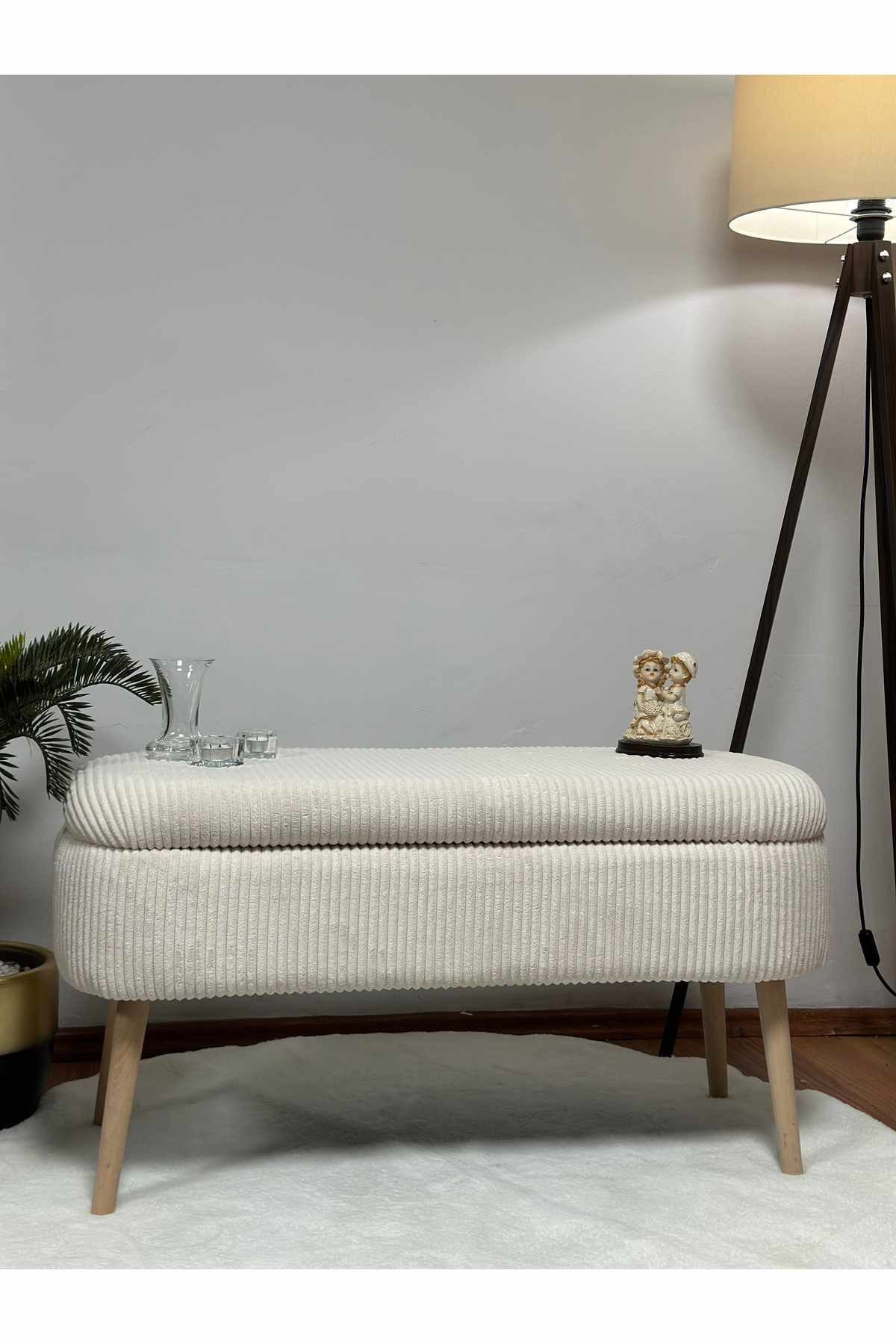 Skye Decor Pouf Oslo Pouf (1-St), Leinen-Bezug