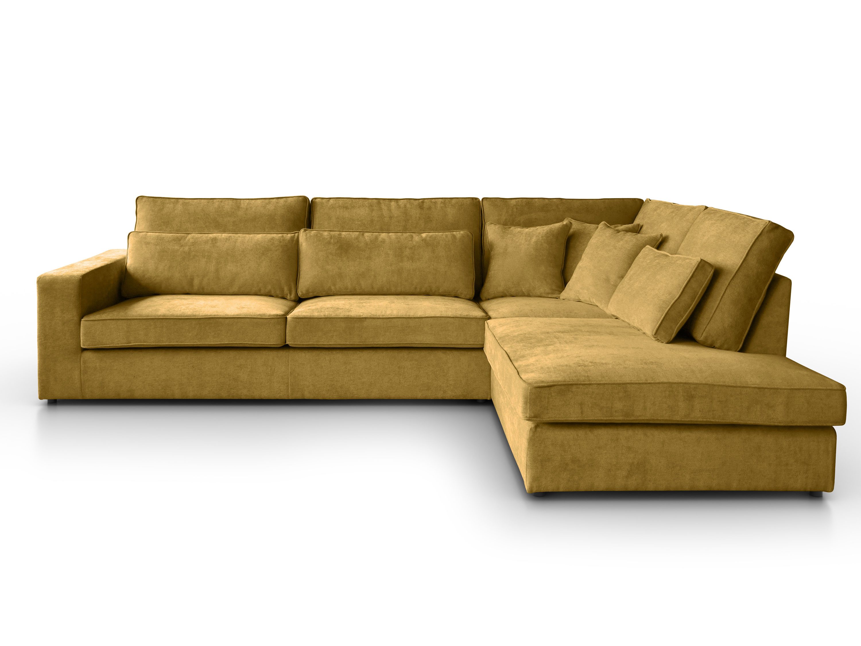 Beautysofa Ecksofa mit dekorativen Kissen PARMA, günstig online kaufen