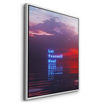 DOTCOMCANVAS® Leinwandbild With Time, Leinwandbild With Time KI AI generiert digitale Kunst Wandbild
