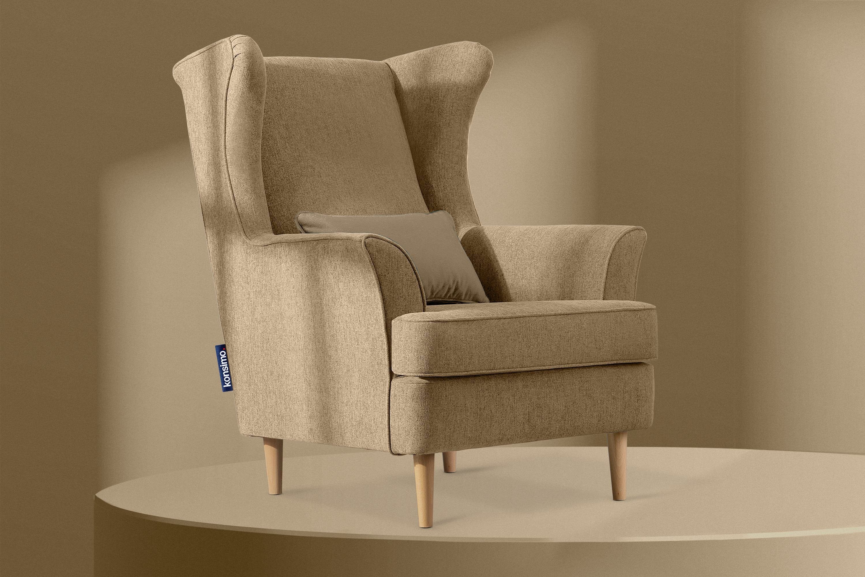 KONSIMO® Ohrensessel STRALIS Sessel, zeitloses Design günstig online kaufen