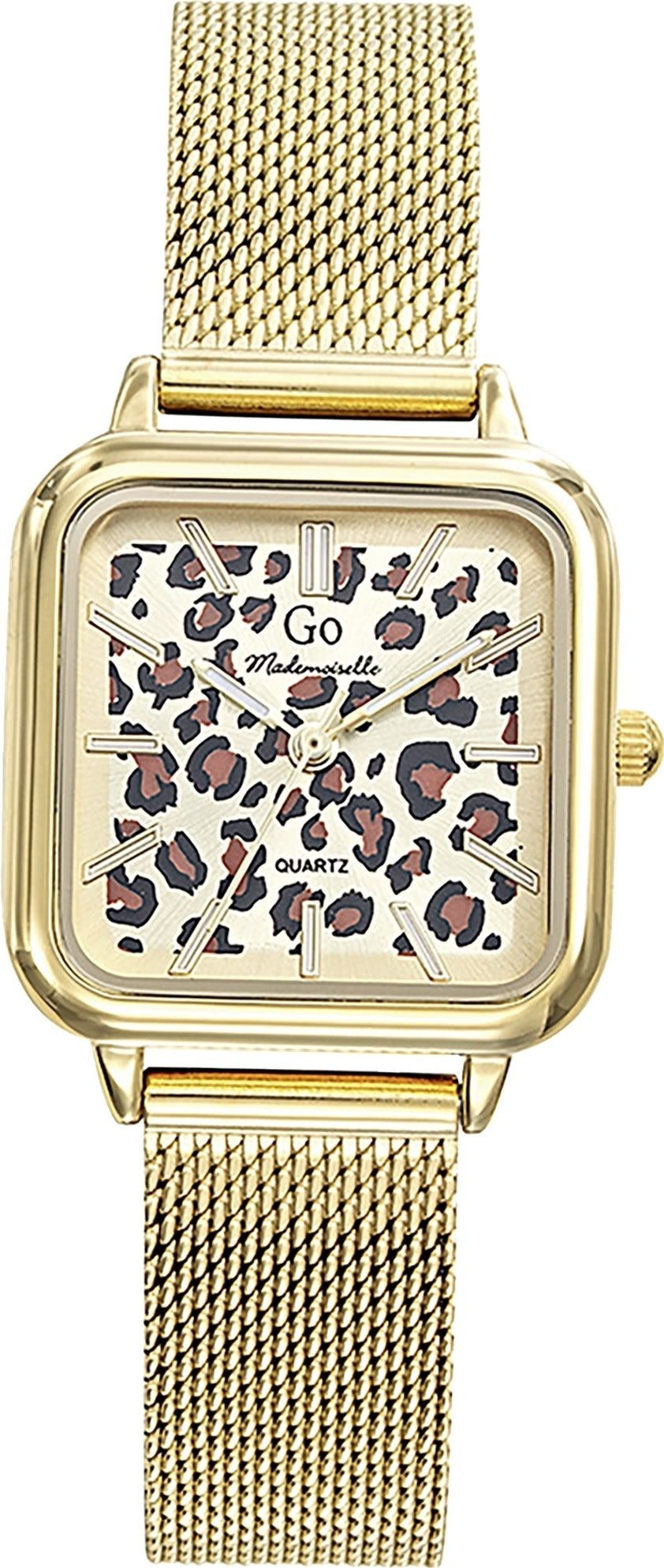 Girl Only Quarzuhr Girl Only GO Damen Armbanduhr, (Analoguhr), Damenuhr GO gold, klein (ca. 27mm) Edelstahlarmband, Fashion-Style