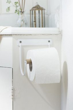 Ib Laursen Toilettenpapierhalter Metall Holzrolle