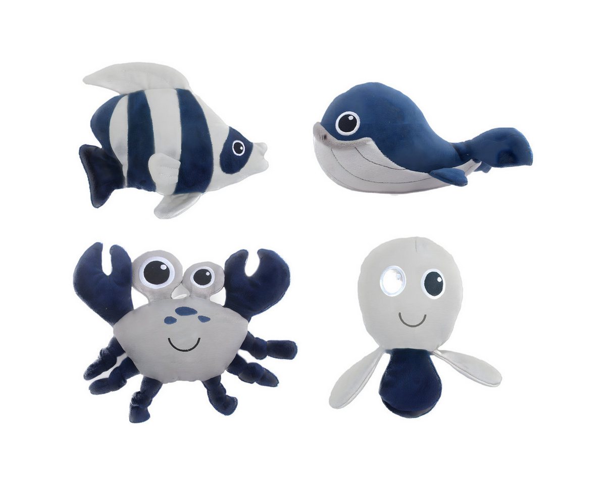 Thumbnail - all for paws Tierkuscheltier Hundespielzeug Sea Life Treasure Box Meerestiere - 24er Pack
