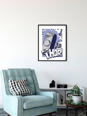 Komar Wandbild Thor Mjölnir, (1 St), Kinderzimmer, Schlafzimmer, Wohnzimmer