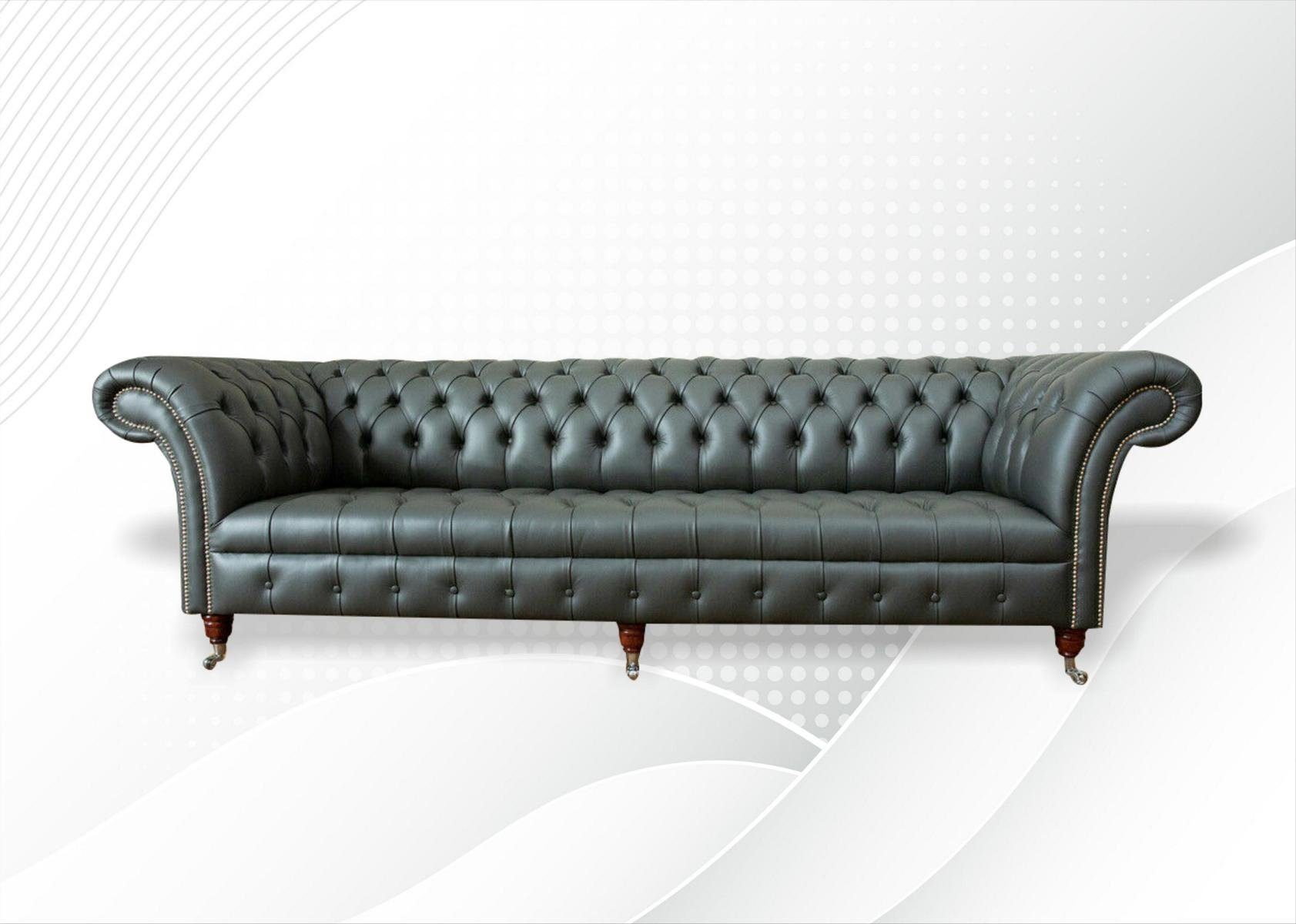 Chesterfield-Sofa, Sofa Design 265 cm Sitzer Couch JVmoebel Chesterfield Sofa 4