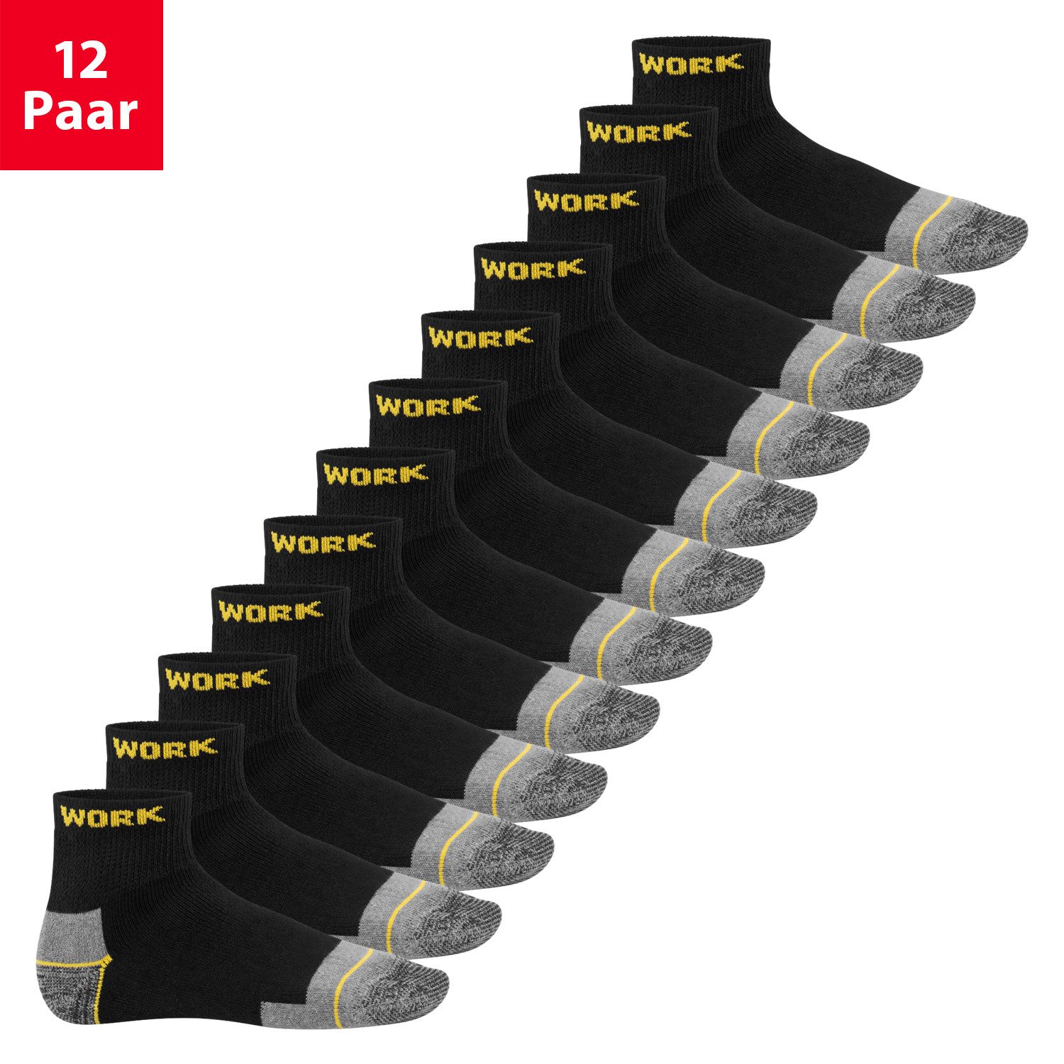 12 x Schwarz-Gelb