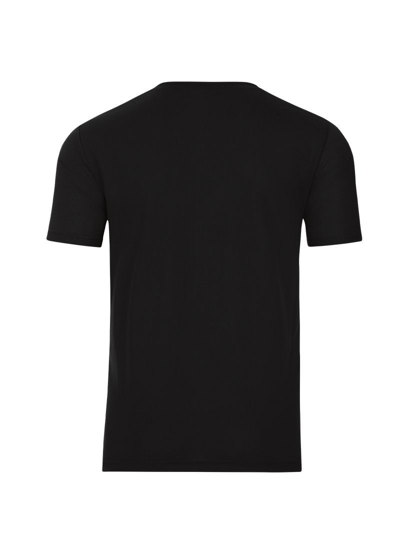 TRIGEMA Trigema schwarz T-Shirt V-Shirt COOLMAX®