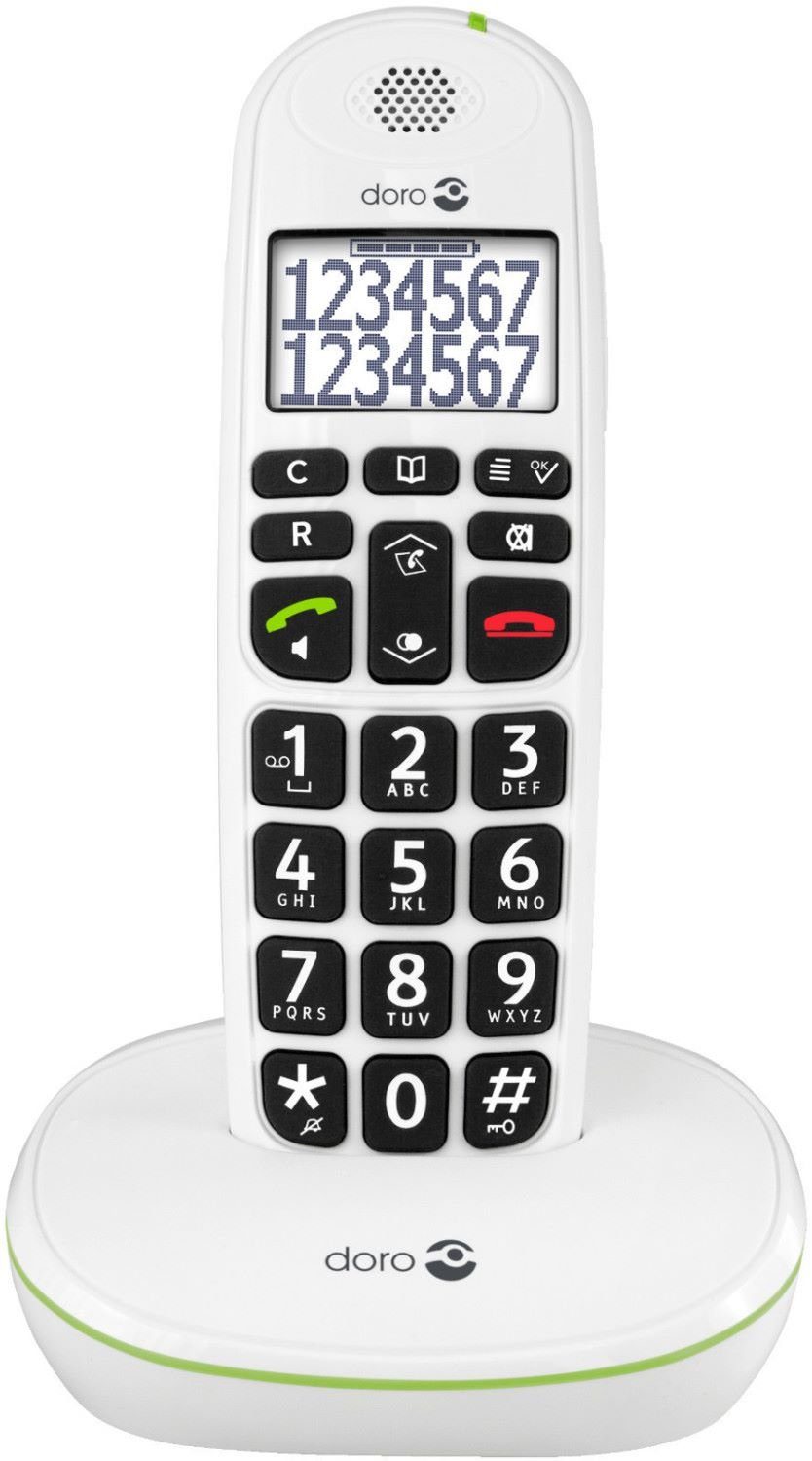 Doro PhoneEasy 110 Großtastentelefon (Extra hohe Lautstärke (30 dB)
