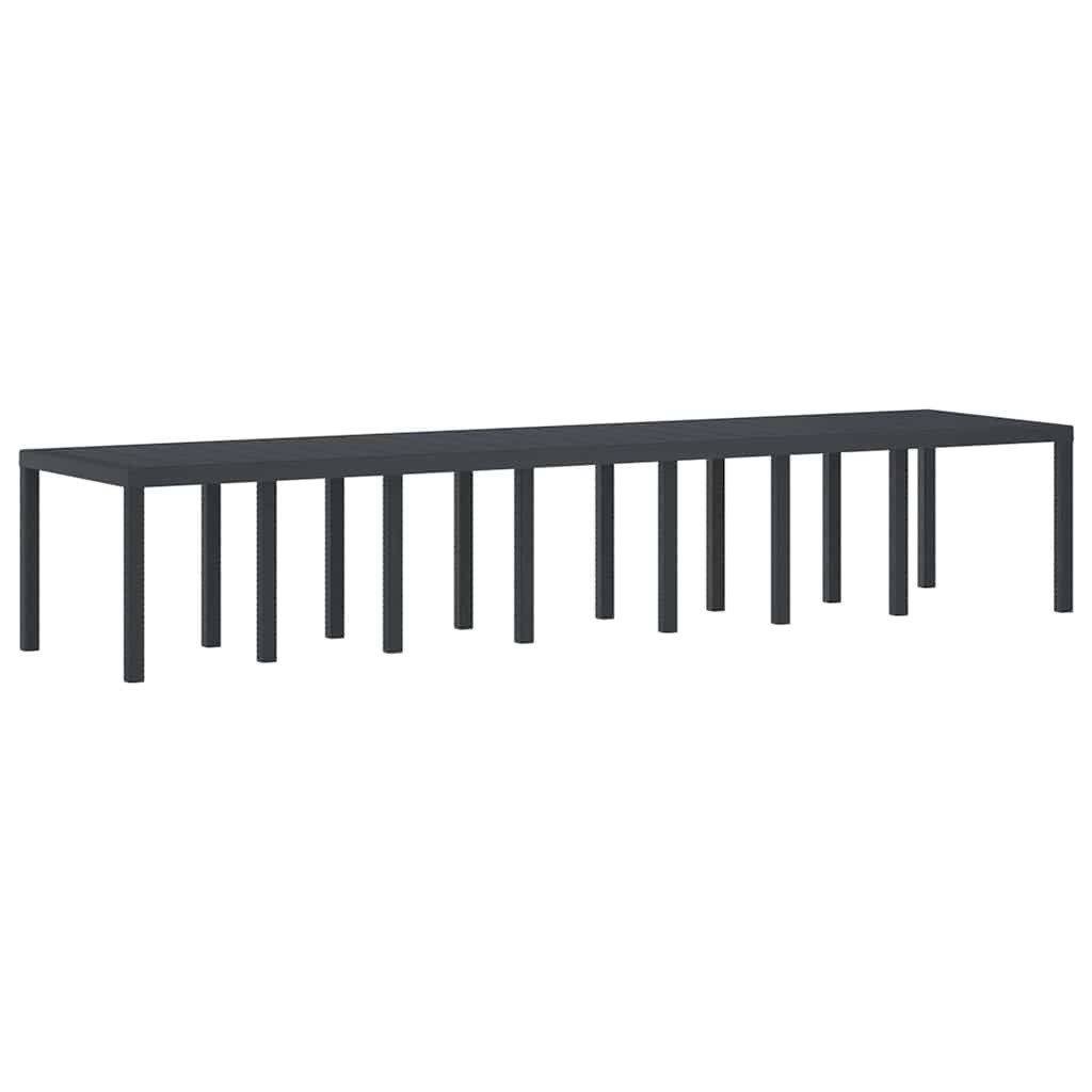 vidaXL Gartentisch Gartentisch Anthrazit 400 x günstig online kaufen