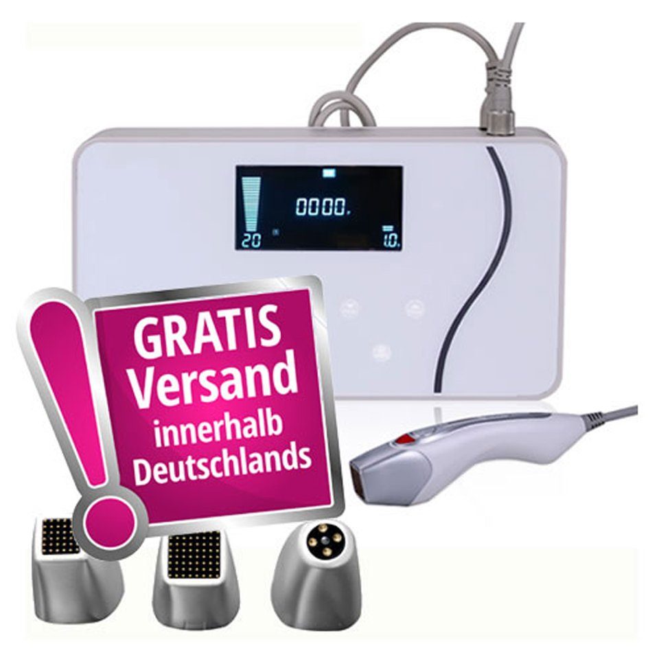 Tec2Beauty Beauty-Multigerät Kosmetik Anti Falten Radiofrequenz Fraktional, 3-tlg.