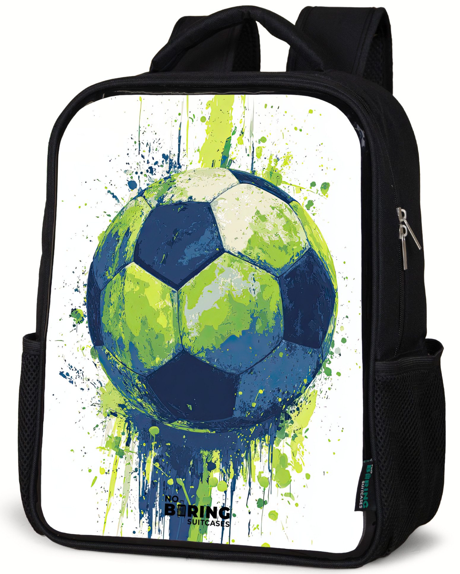 Rucksack Fußball - Farbe - Grün - Blau