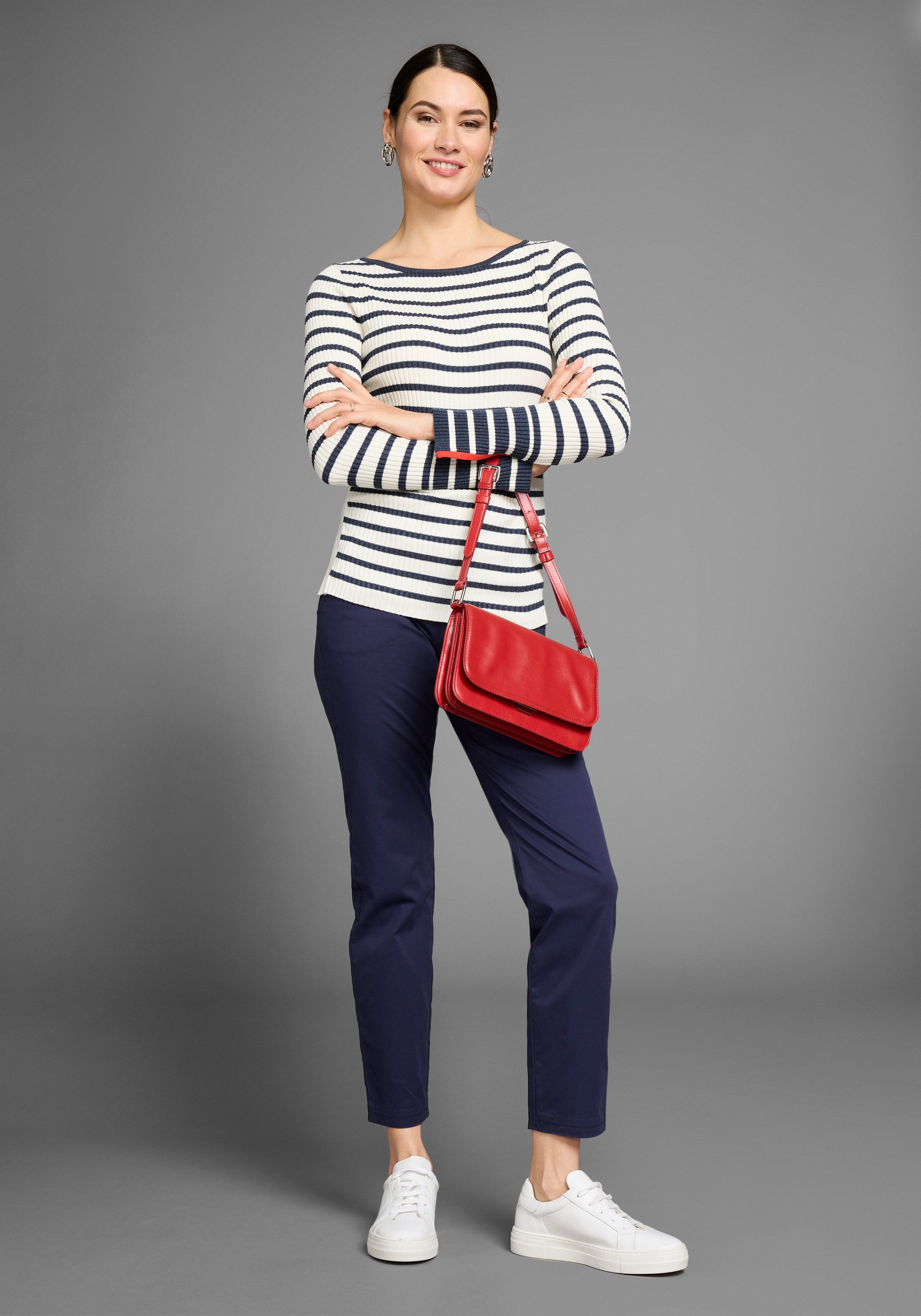 HECHTER PARIS straight-cut chino trousers