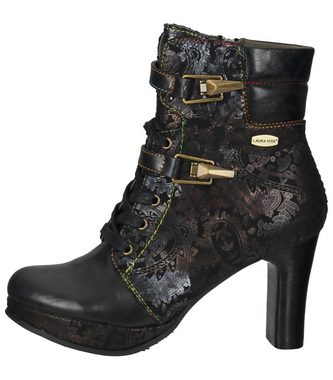 LAURA VITA Stiefelette Leder/Textil Schnürstiefelette