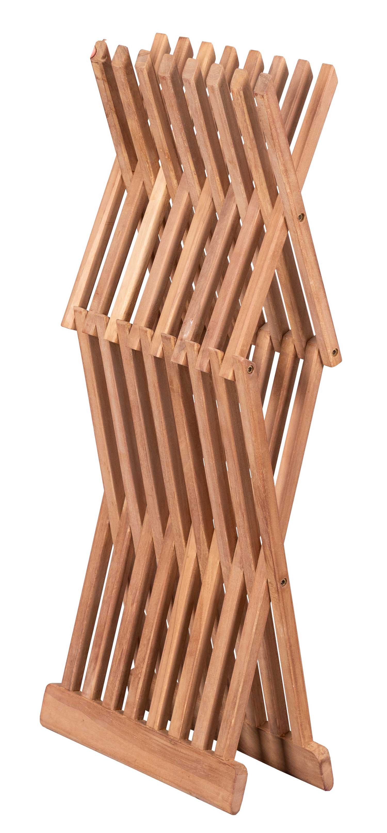 MR.DEKO Gartentisch Beistelltisch Fishbone Teak, raffiniertes günstig online kaufen