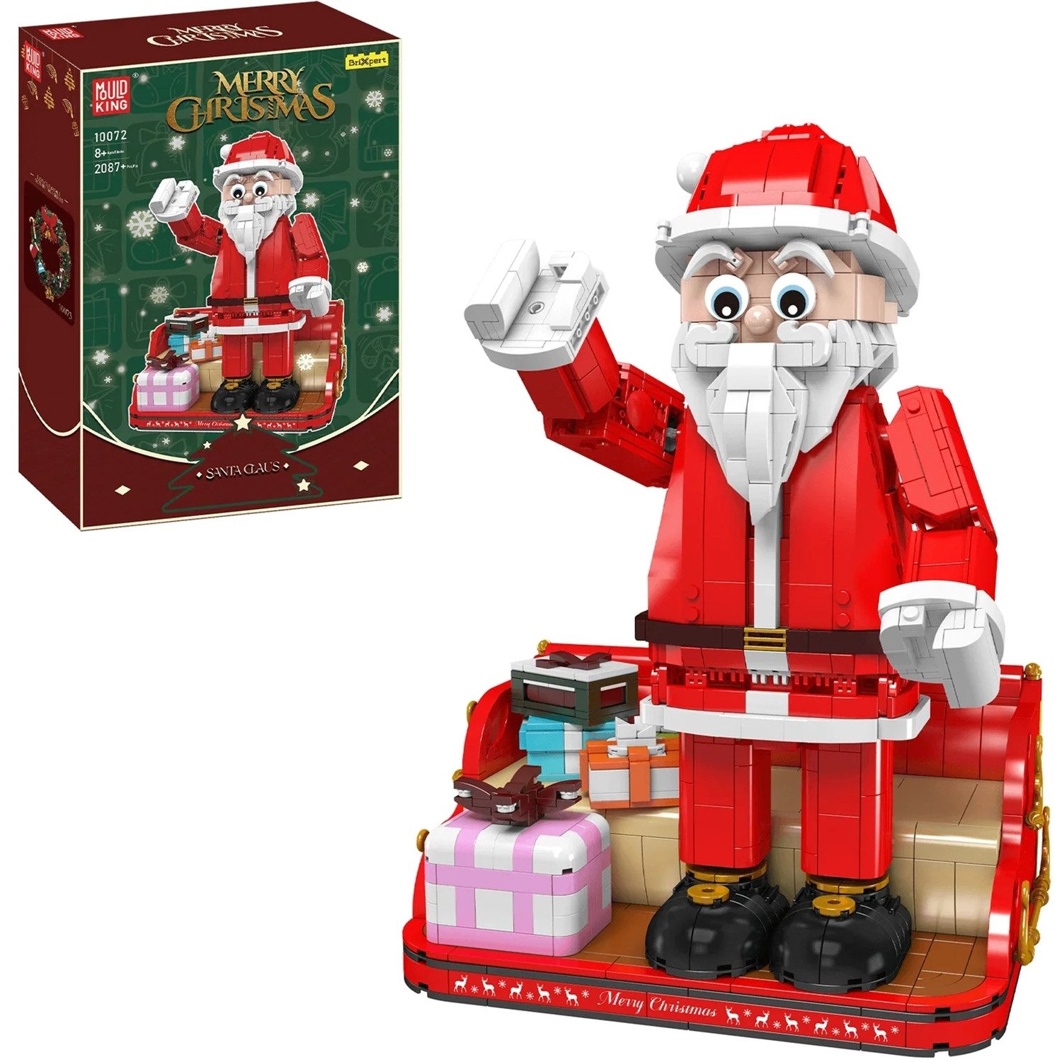 Mould King 10072 Weihnachtsmann Konstruktionsspielsteine