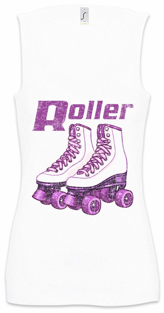 Urban Backwoods Tanktop Roller Skates Roller Ärmelloses Damen T-Shirt Player Game Sport Sports Training Trainer Spieler Skater