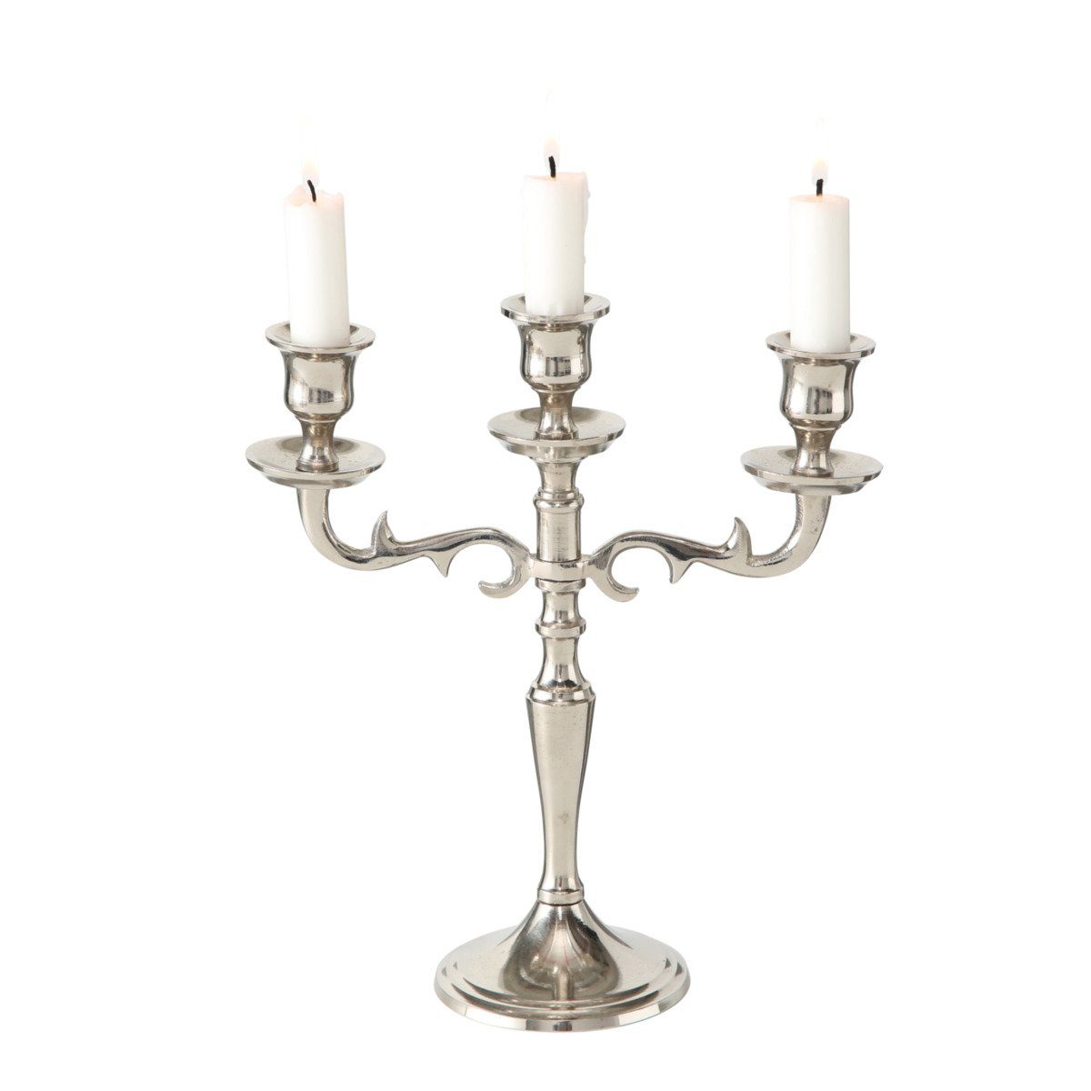 BOLTZE Kerzenständer Boltze Kerzenständer Varas silber günstig online kaufen