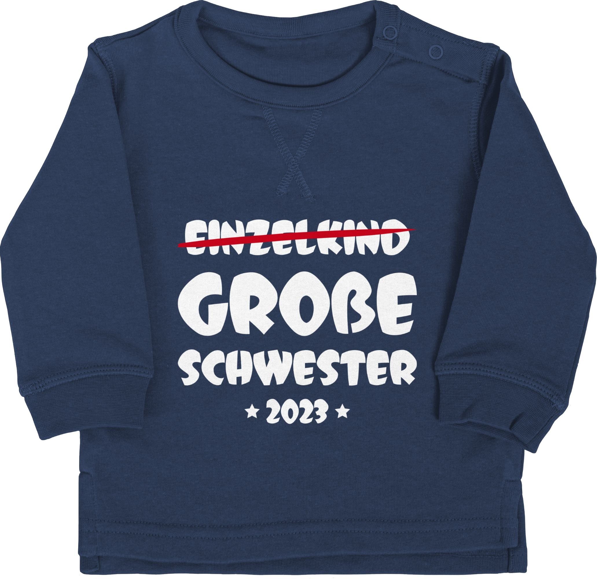 Shirtracer Sweatshirt »Einzelkind Große Schwester 2023 - Geschwister Bruder  und Schwester - Baby Pullover« Outfit Geschenk Kleidung Strampler  Babykleidung online kaufen | OTTO
