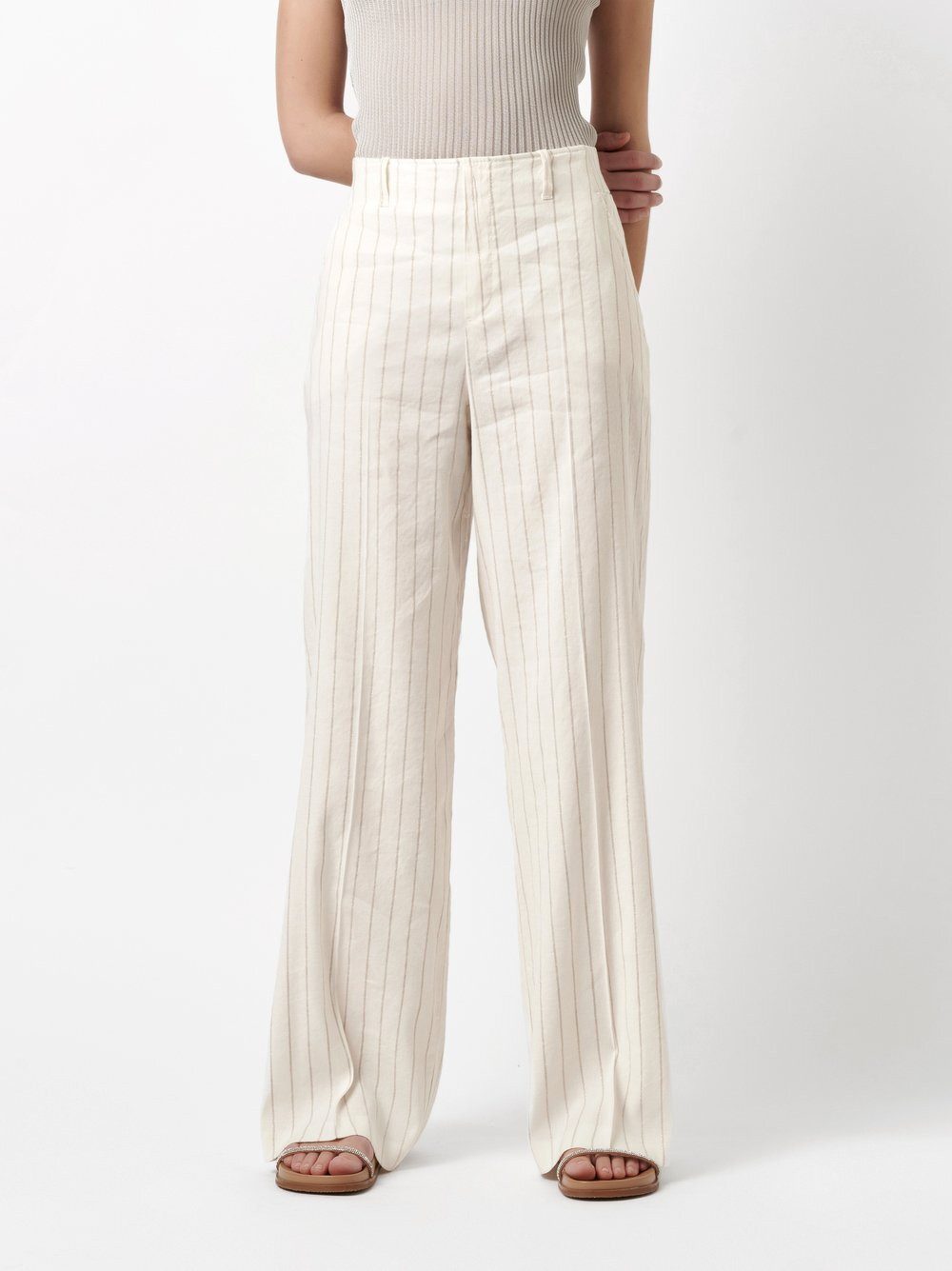 ROSNER Culotte Mara_348 mit feinen Streifen