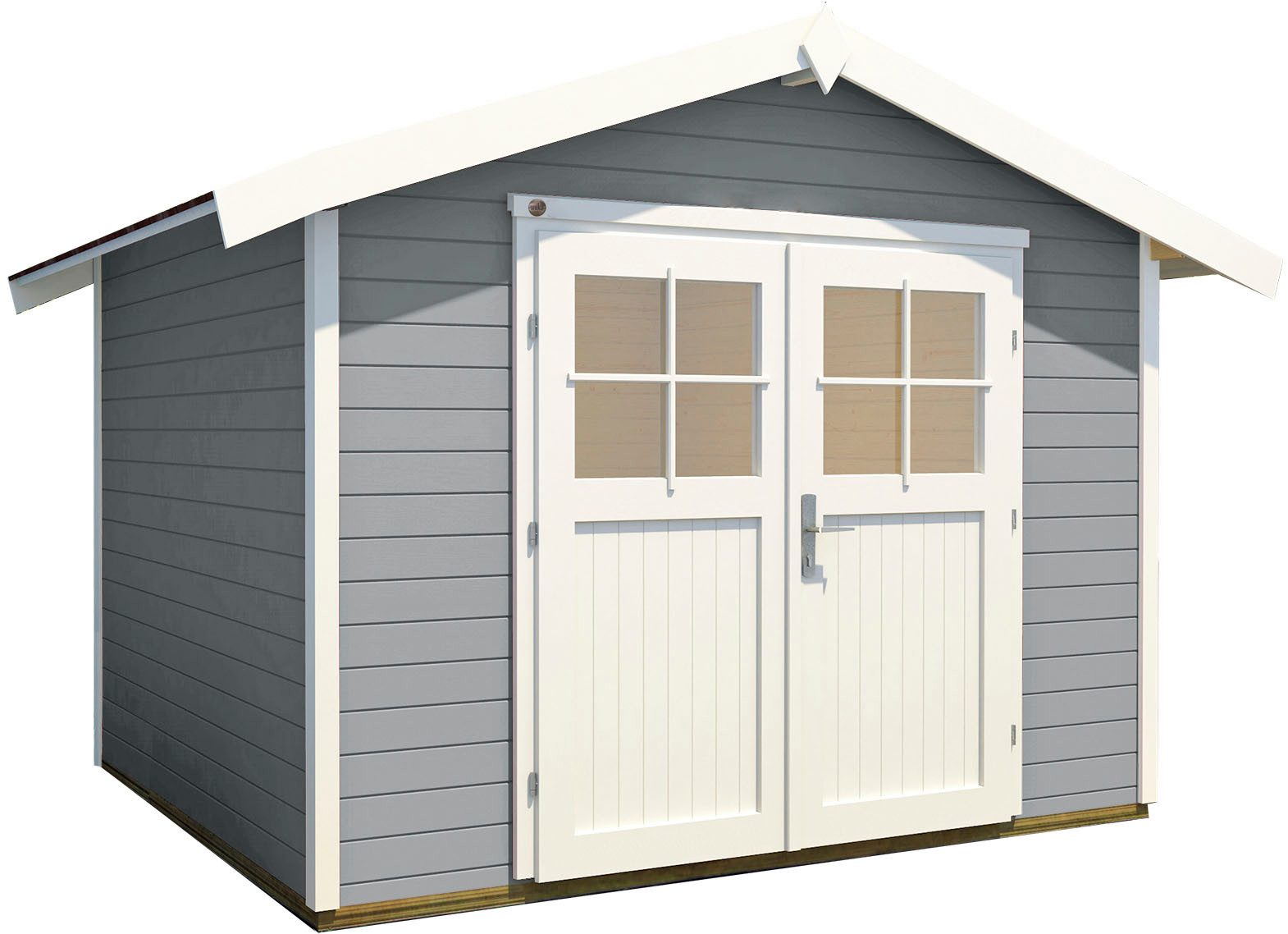 Thumbnail - weka Gartenhaus 122 Gr.1 grau, BxT: 285x239 cm