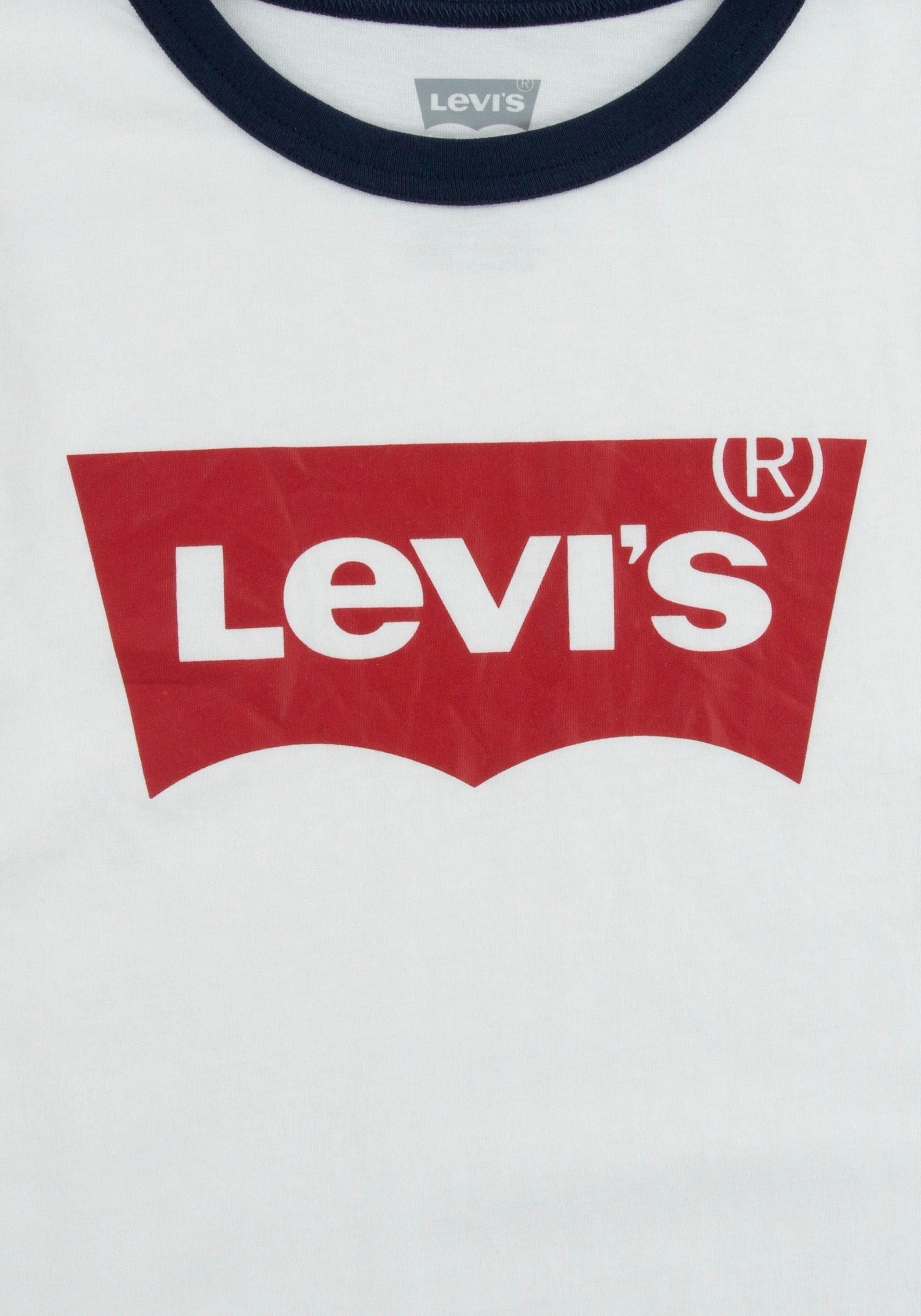 Kids BOYS weiß RINGER BATWING Levi's® for TEE T-Shirt
