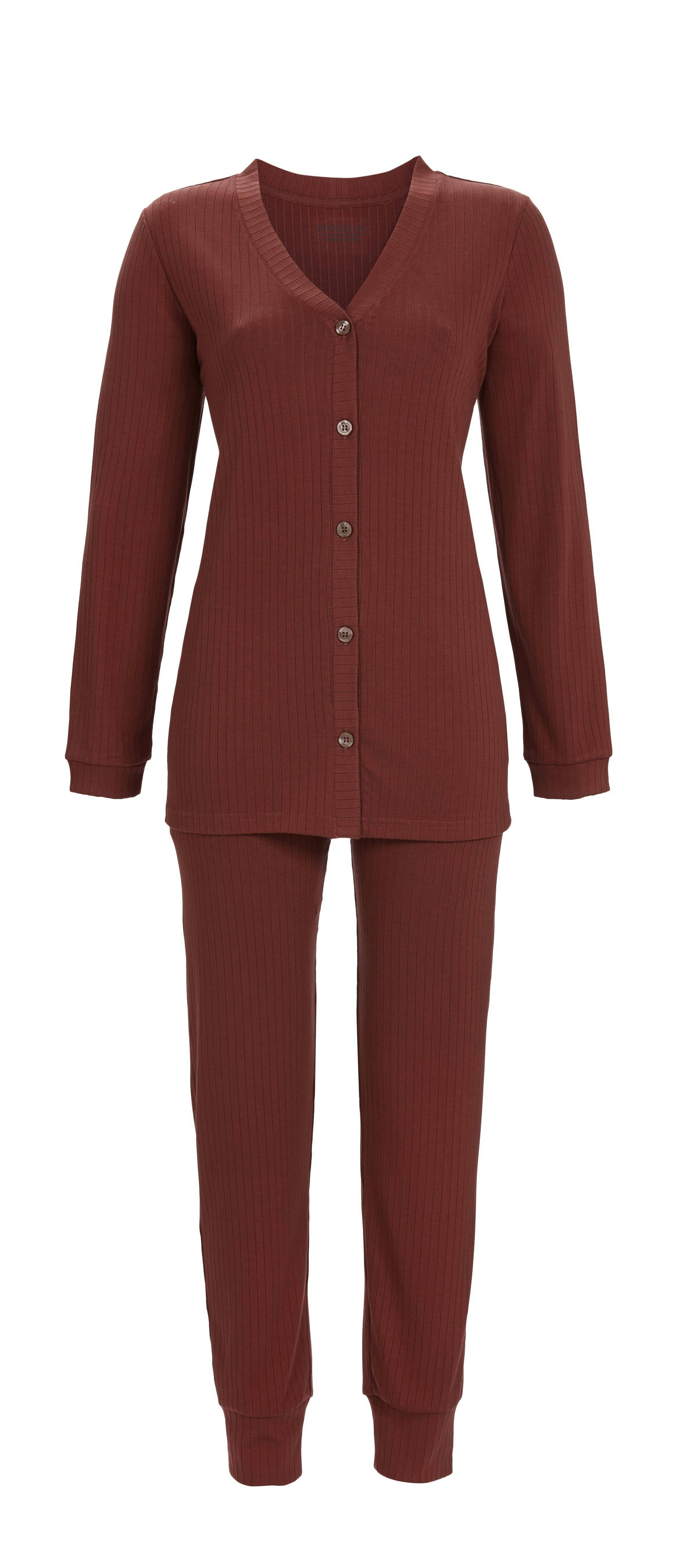 Ringella Pyjama aus Interlock-Rippe und mit günstig online kaufen