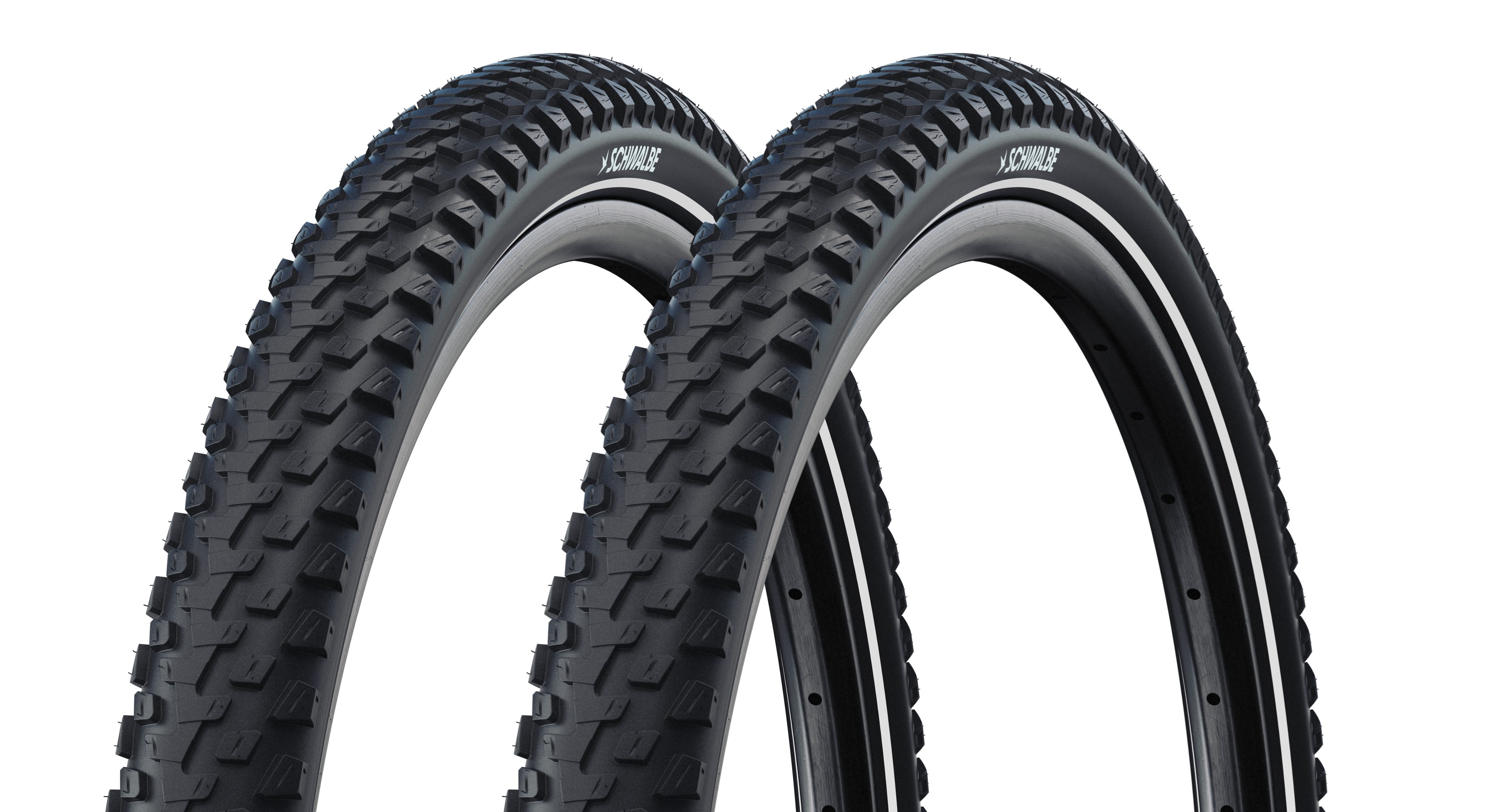 Schwalbe Fahrradreifen 2x Schwalbe Marathon Plus MTB 29 x 2.60 - 65-622 Reifen