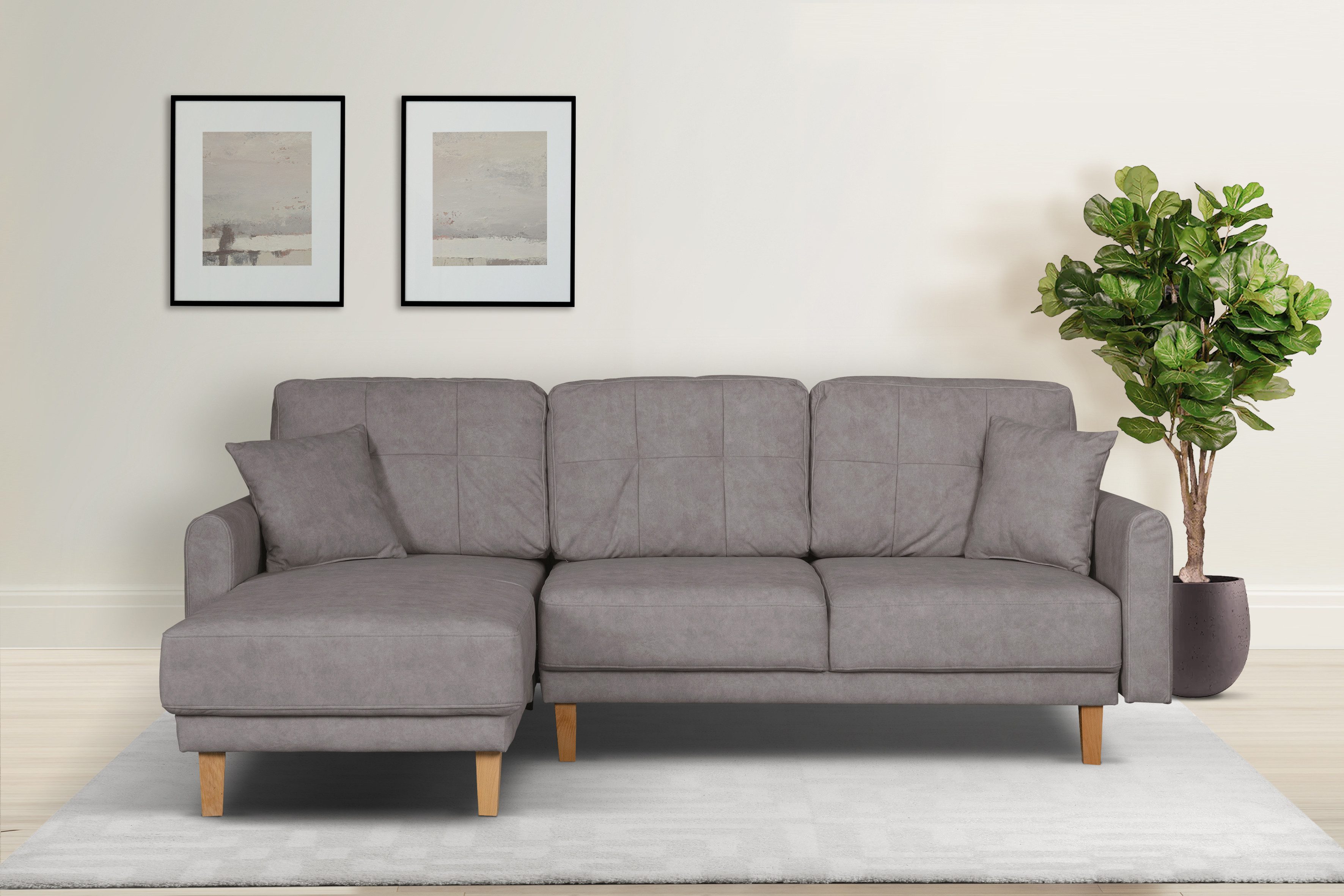 Home affaire Ecksofa TRIPLO optionale Schlafsofa günstig online kaufen