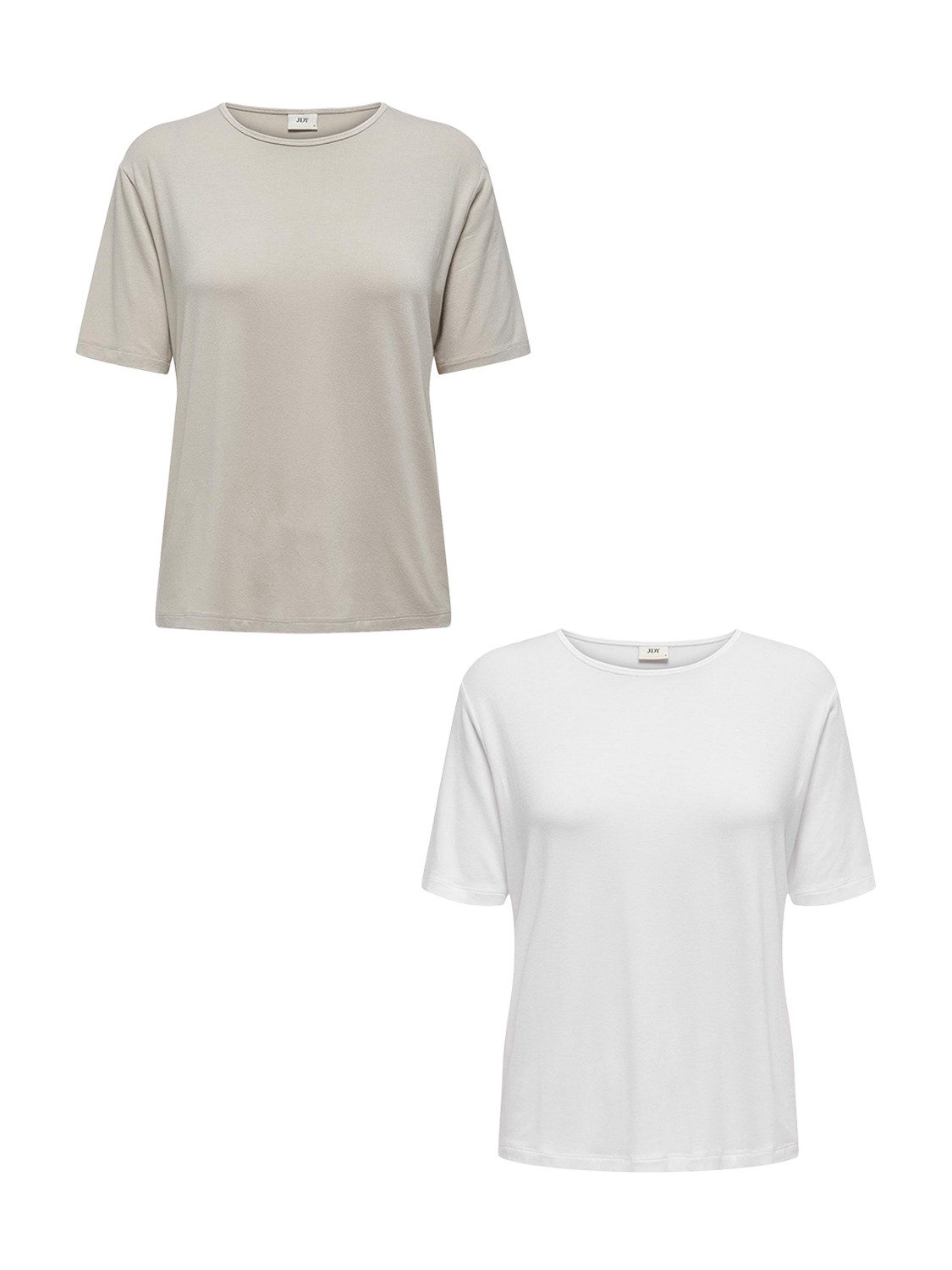 T-Shirt 2er-Set Weich Regular Fit Rundhals