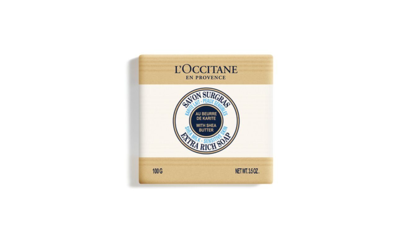 L'OCCITANE Handseife Sensitive Skin 100g, Nicht für Kinder unter 3 Jahren geeignet