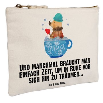 Mr. & Mrs. Panda Kosmetiktasche Grösse XL Große Nachtfalter Schaumbad - Weiß - Geschenk, Badezimmer, (1-tlg), Vielseitig nutzbar