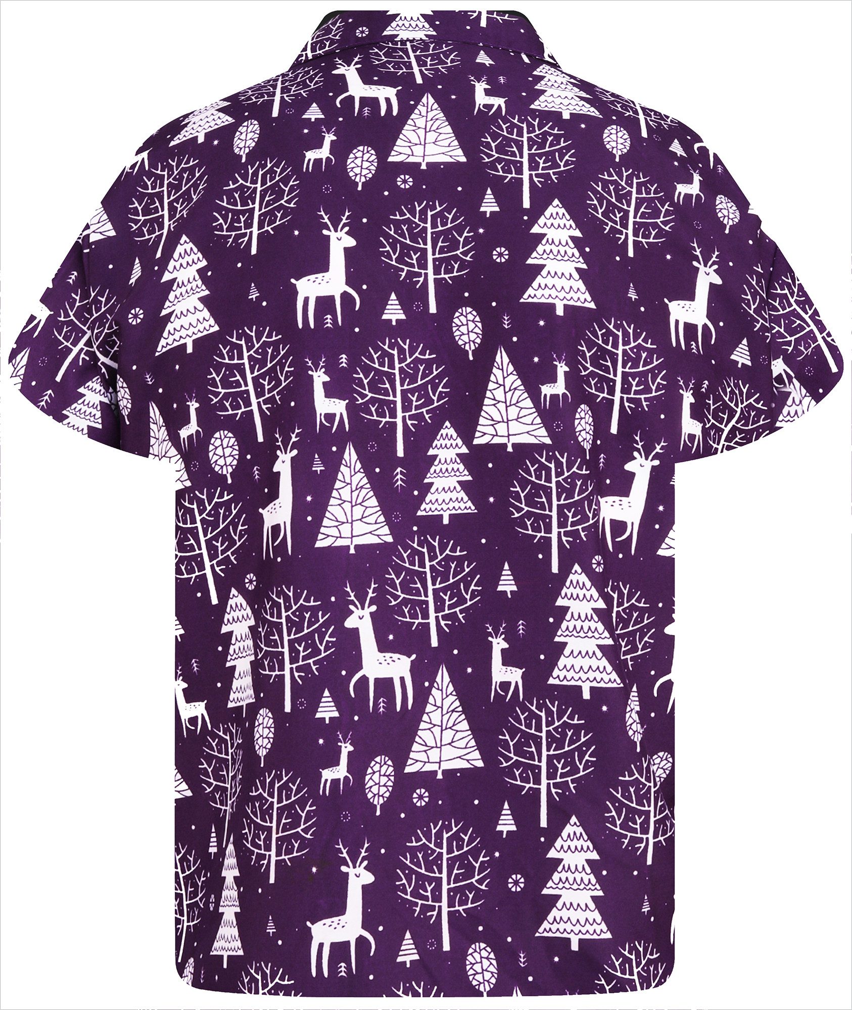 King Kameha Hawaiihemd Christmas Reindeer Allover Funky Hawaii-Hemd Kurzarm günstig online kaufen
