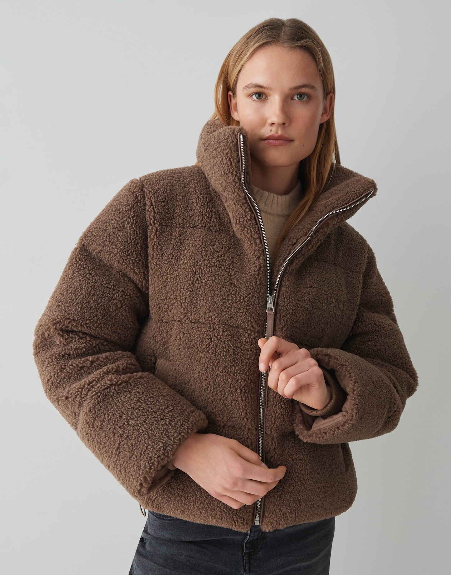 OPUS Steppjacke HOZY aus weichem Teddyfell günstig online kaufen