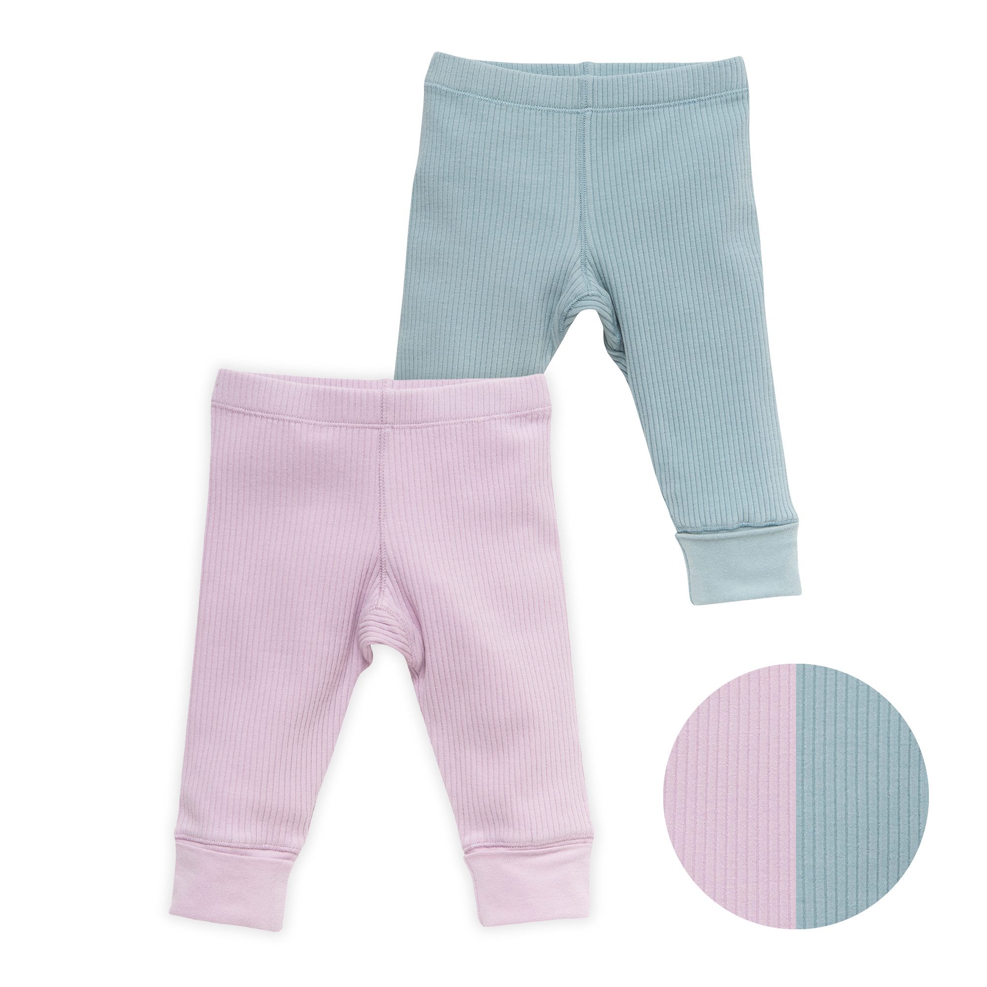 Leggings im 2er Pack aus Bio Baumwolle