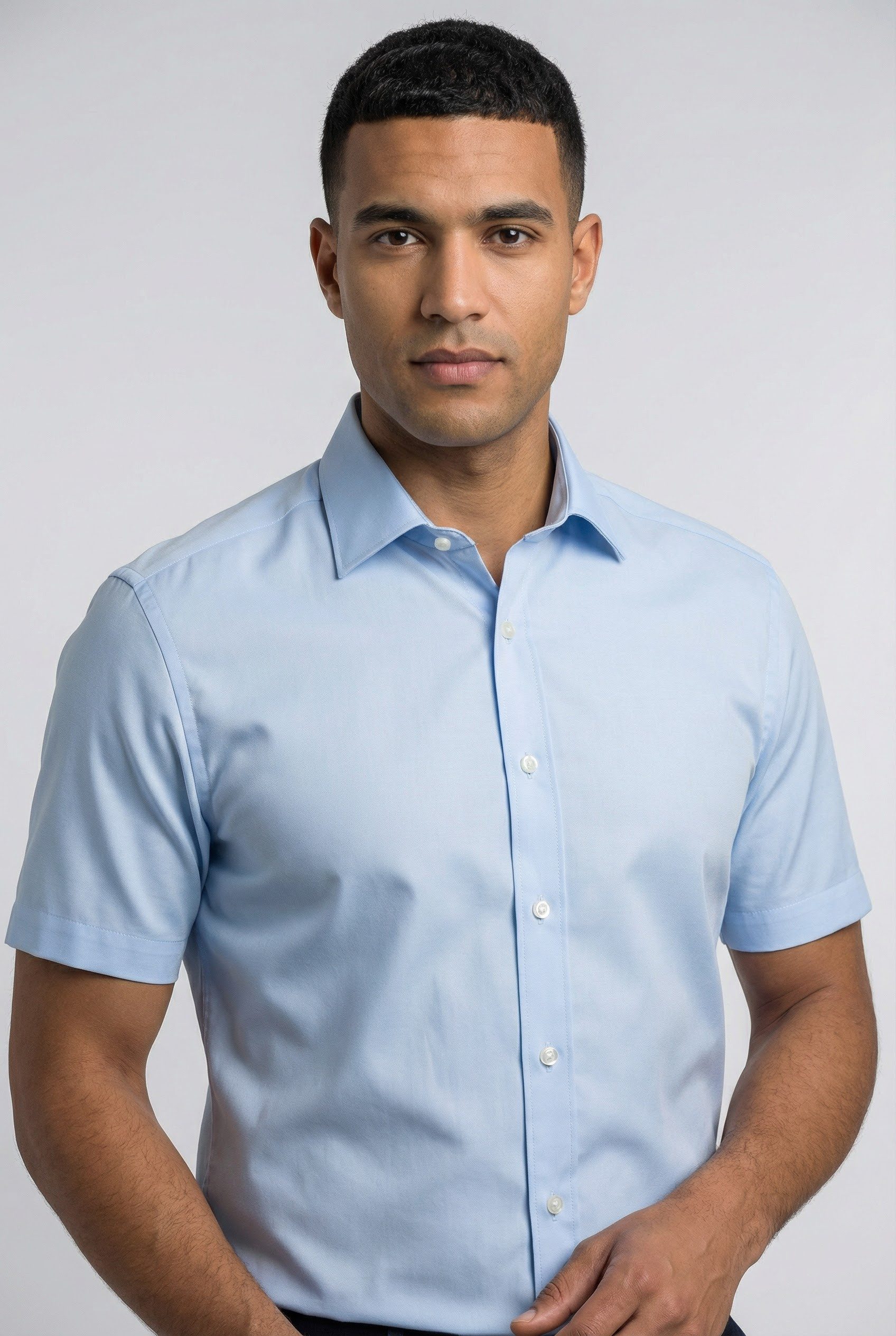 OLYMP Kurzarmhemd Level Five body fit klassisch, unifarben