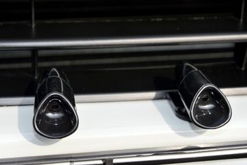 HP-AUTOZUBEHÖR Wildwarner Ultraschall Wildwarner Auto Wildwarn Clips 2 Stück Set selbstklebend, schwarz