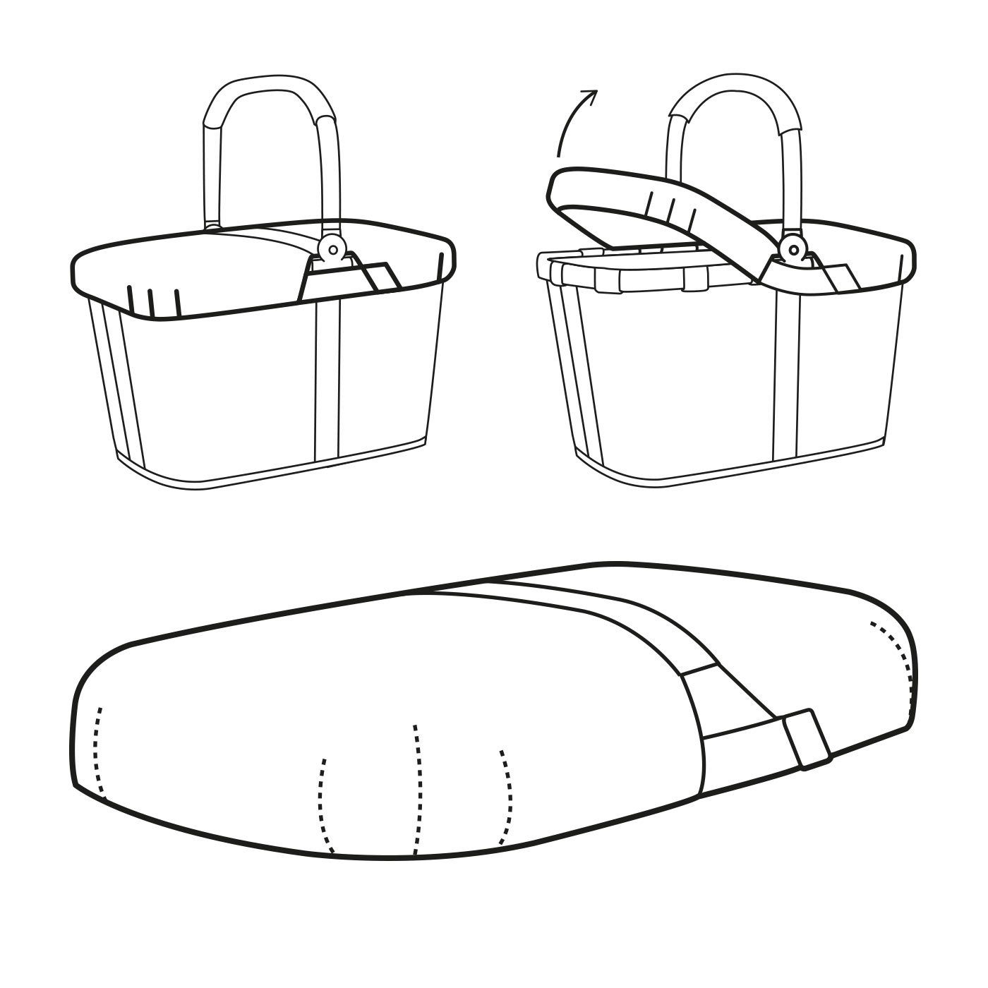 REISENTHEL® Einkaufstrolley reisenthel carrybag cover black günstig online kaufen