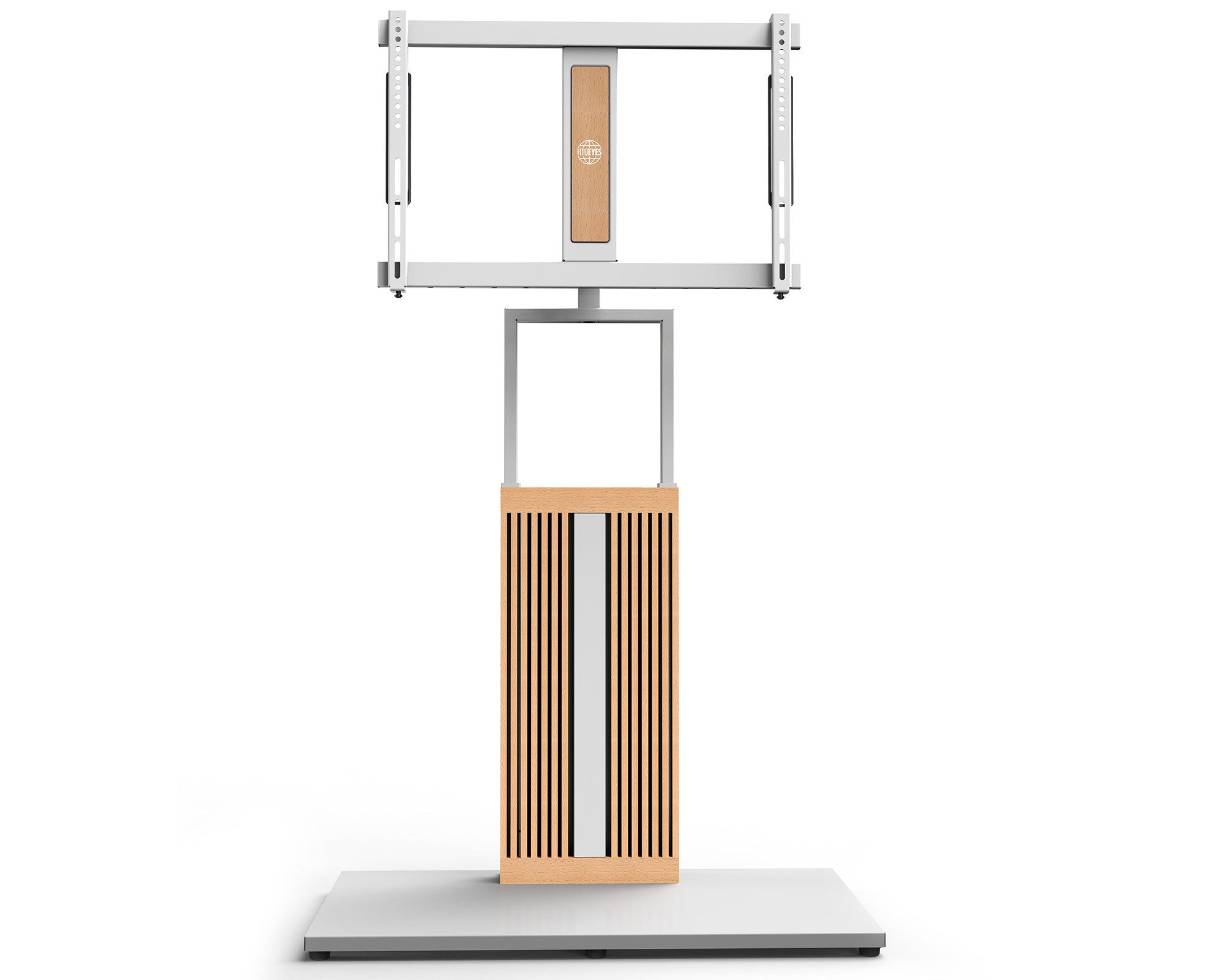 FITUEYES TV-Ständer, (bis 88,00 Zoll, TV Stand aus Buchenholz)