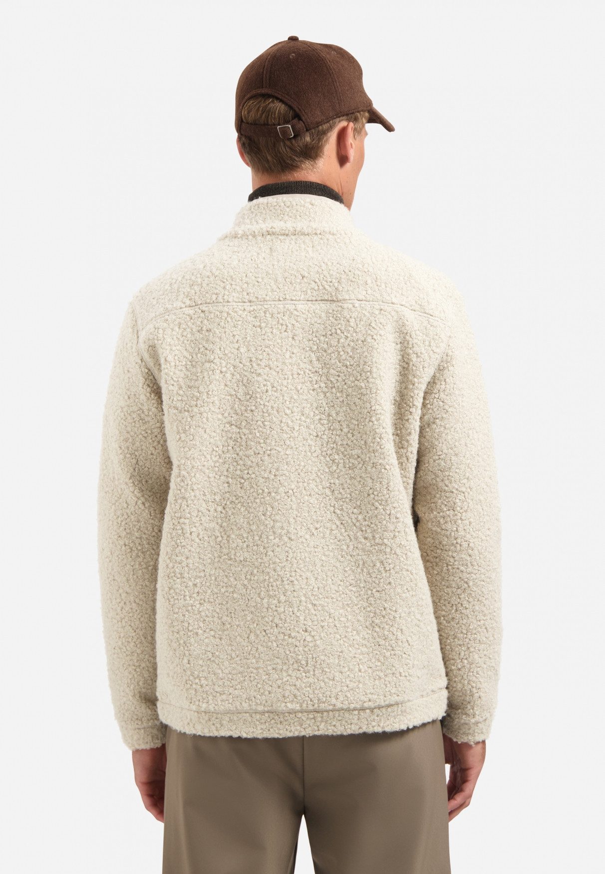 NO EXCESS Sweater No Excess Teddy-Sweatjacke günstig online kaufen