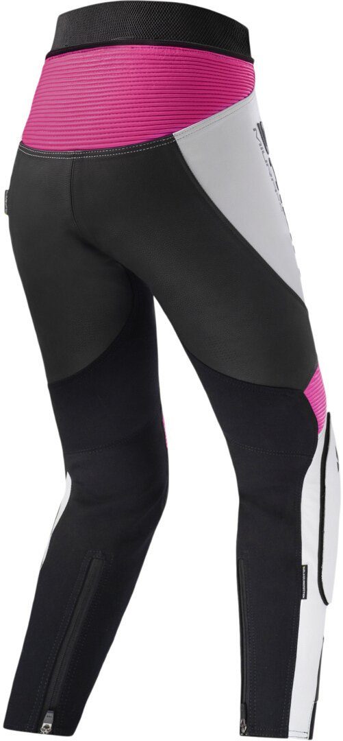 Black/Fuchsia Damen 2.0 Lederhose Motorradhose SHIMA Miura Motorrad