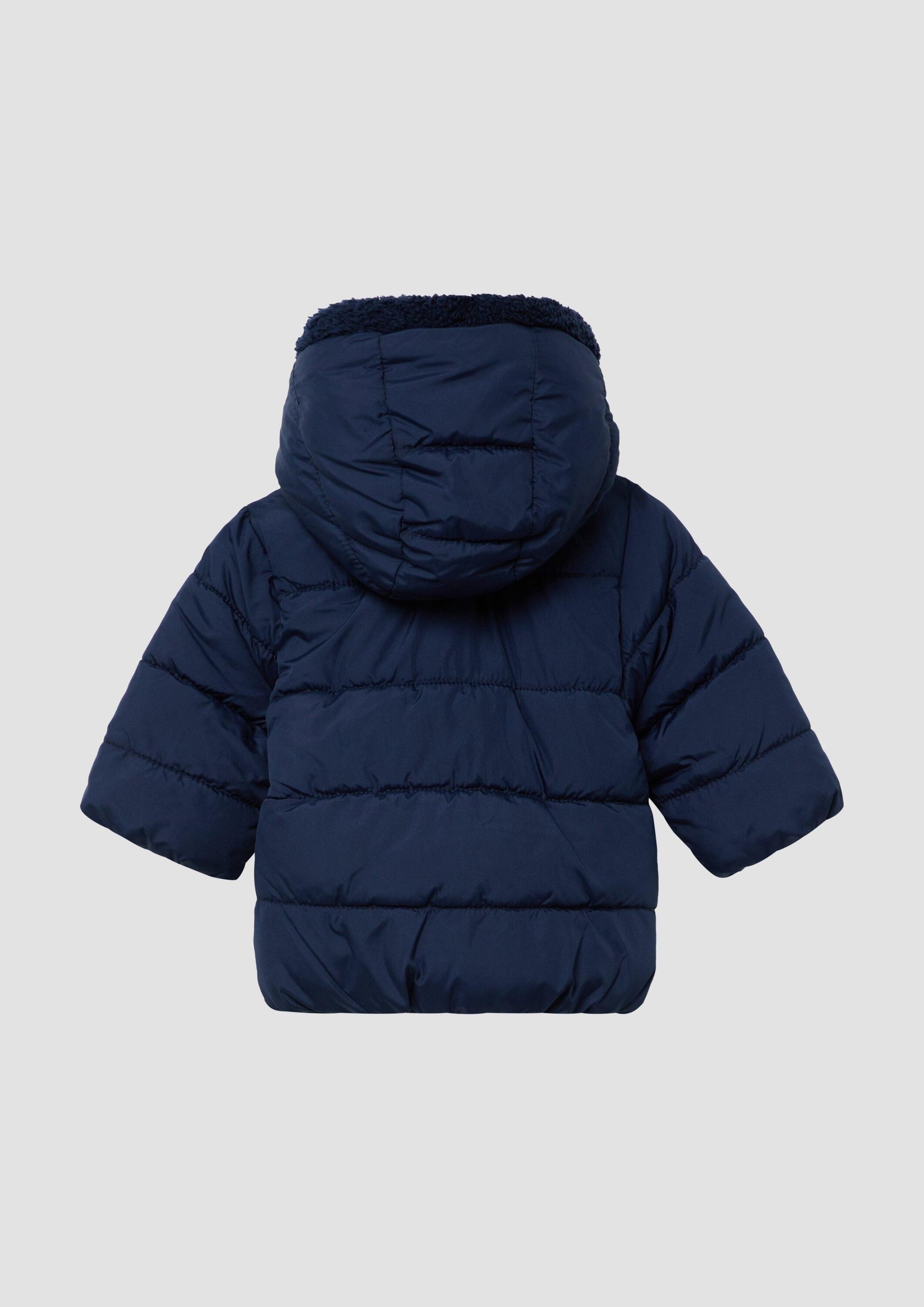 s.Oliver Winterjacke Outdoor-Jacke Unisex Steppjacke mit Teddyplüsch