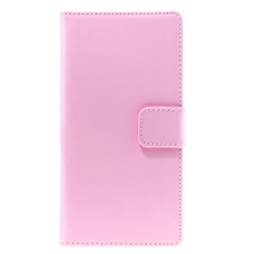 Handytasche Book Case Handyhülle für Sony Xperia Z3 Rosa Lederhülle Schutz Case (Book Cover)