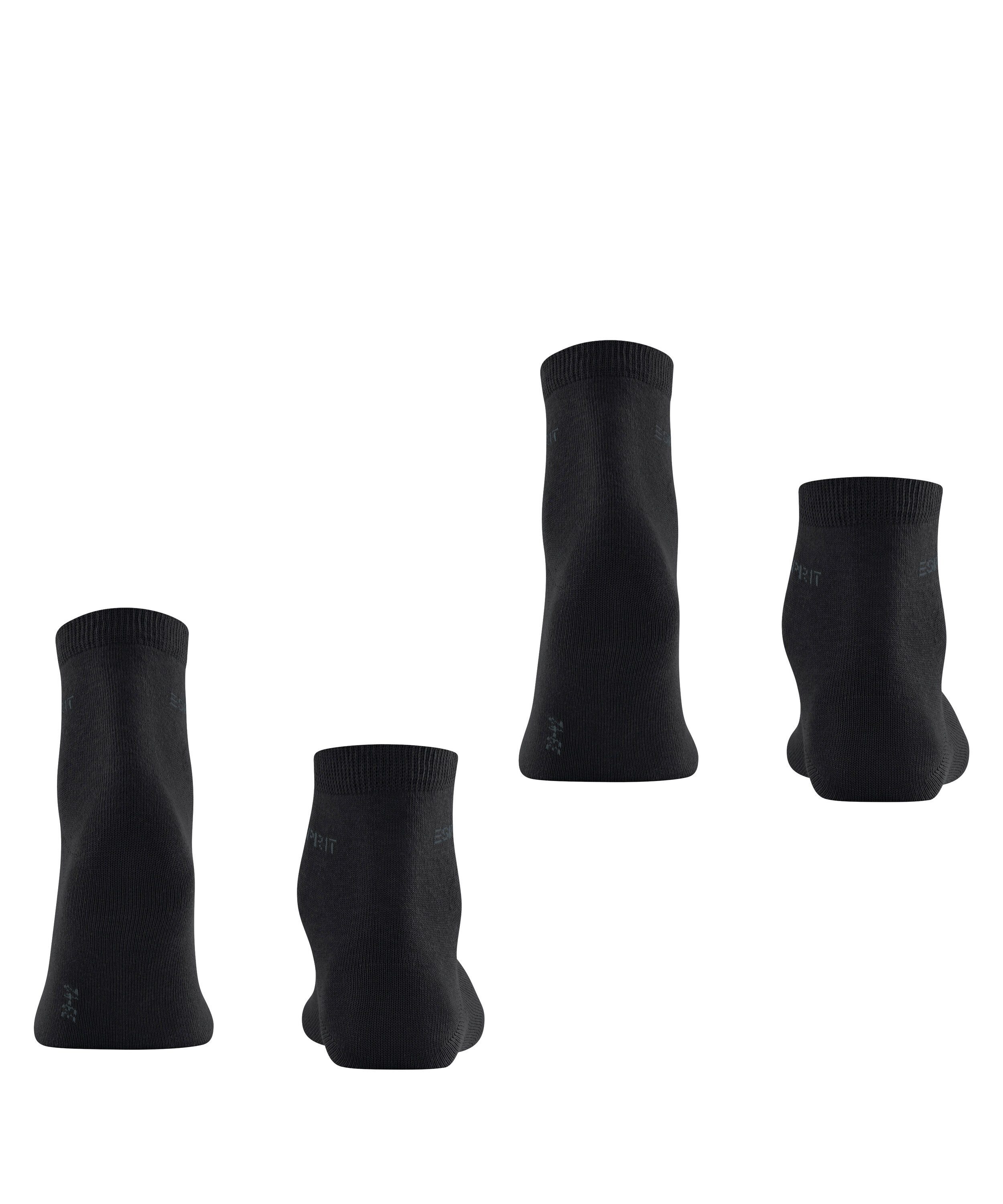 Esprit Socken Basic Uni 2-Pack Kurzsocken (2-Paar)