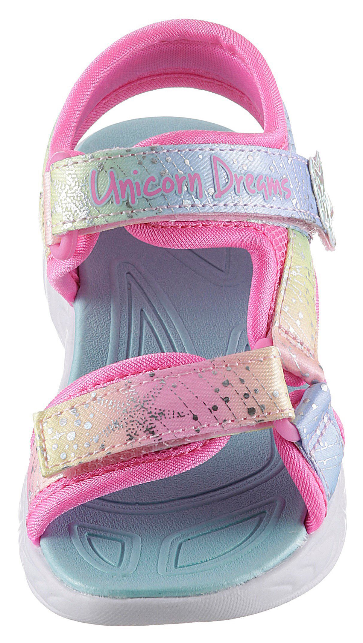 MAJESTIC Schritt Skechers DREAMS BLISS Sandale SANDAL UNICORN leuchtet bei pink-kombiniert jedem Kids