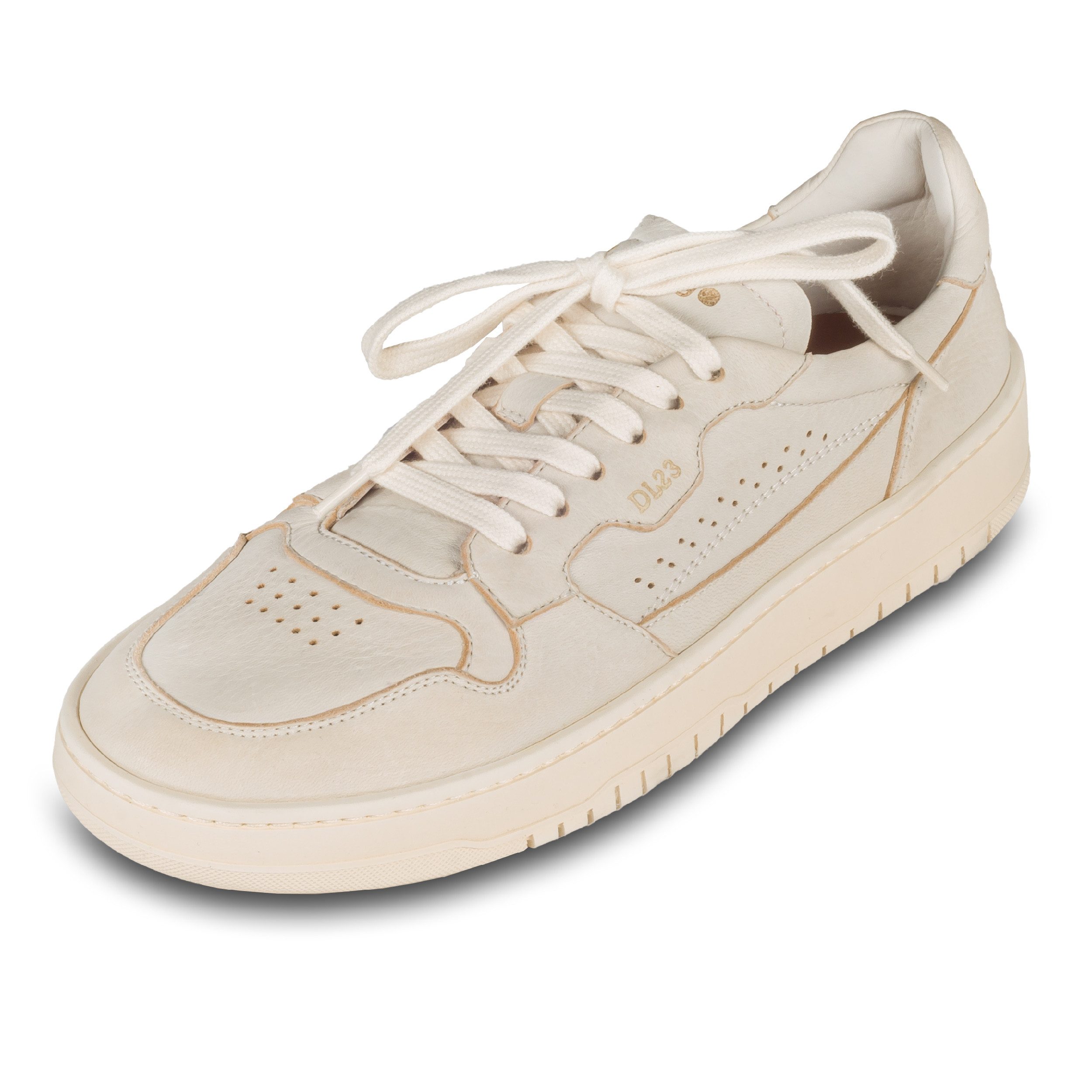 LEMARGO Sneaker Hirsch-Leder creme beige, handgefärbt, günstig online kaufen