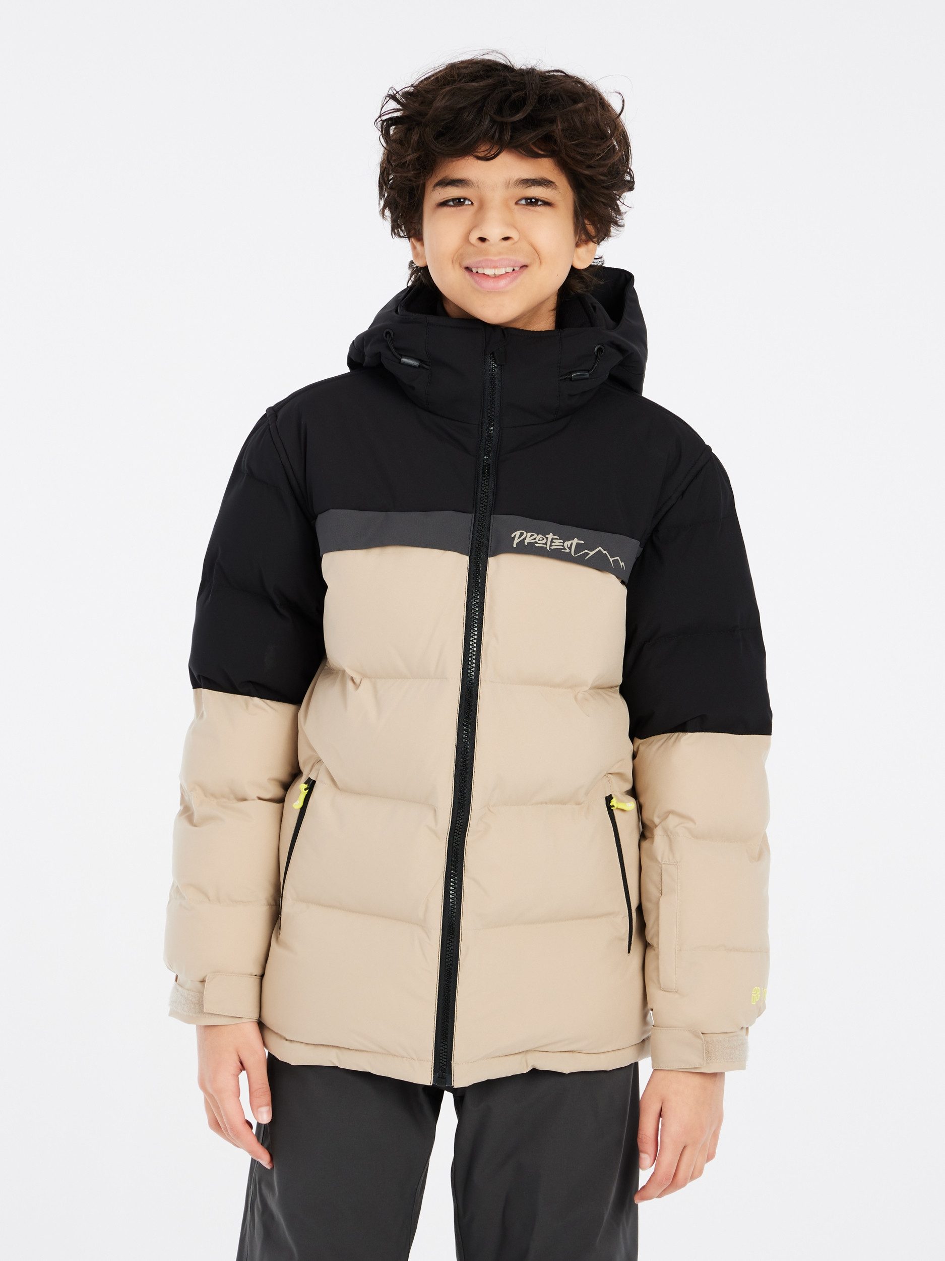 Protest Skijacke PRTMACK JR snowjacket BAMBOOBEIGE