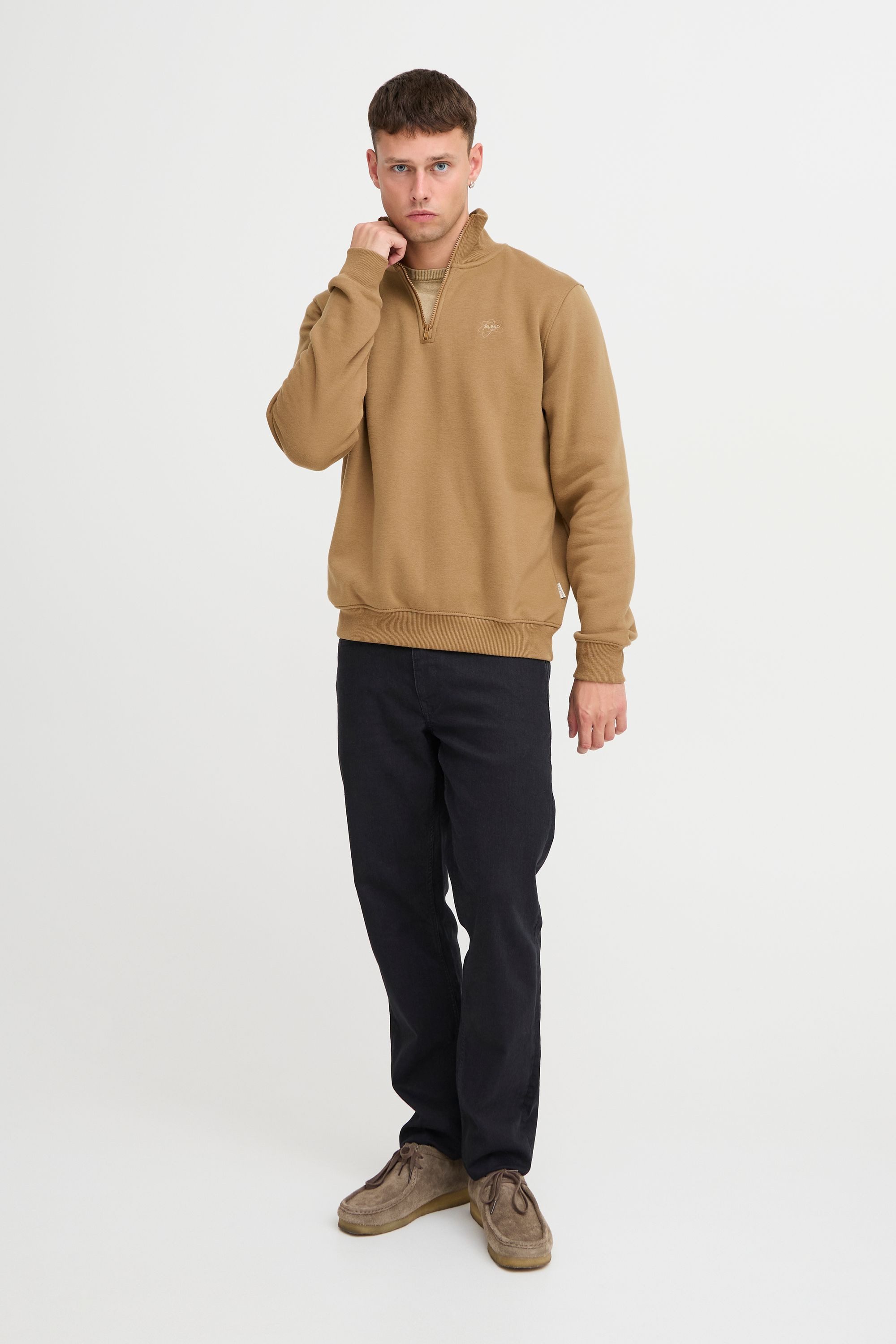 Blend Troyer BHSweatshirt Klassischer Sweat-Troyer