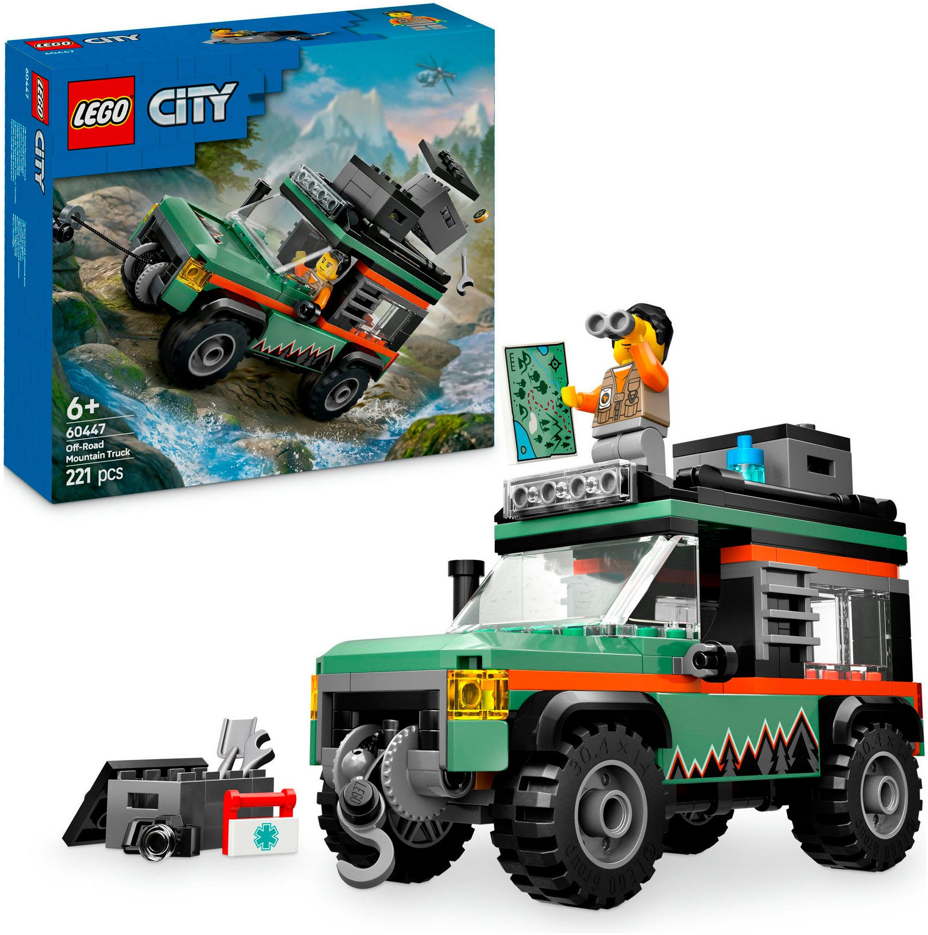 Offroad Geländewagen (60447), LEGO City Konstruktionsspielsteine