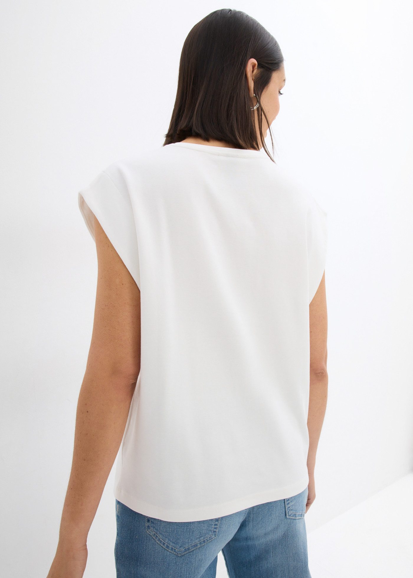 bonprix T-Shirt verschiedene Größen, aus Baumwolle, lässige Passform – Bild 3 von 5