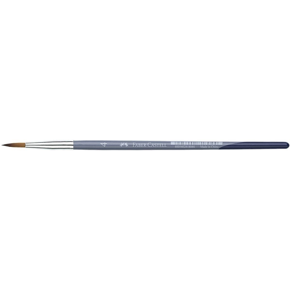 Faber-Castell Malpinsel, (5 St), rund, Größe 4